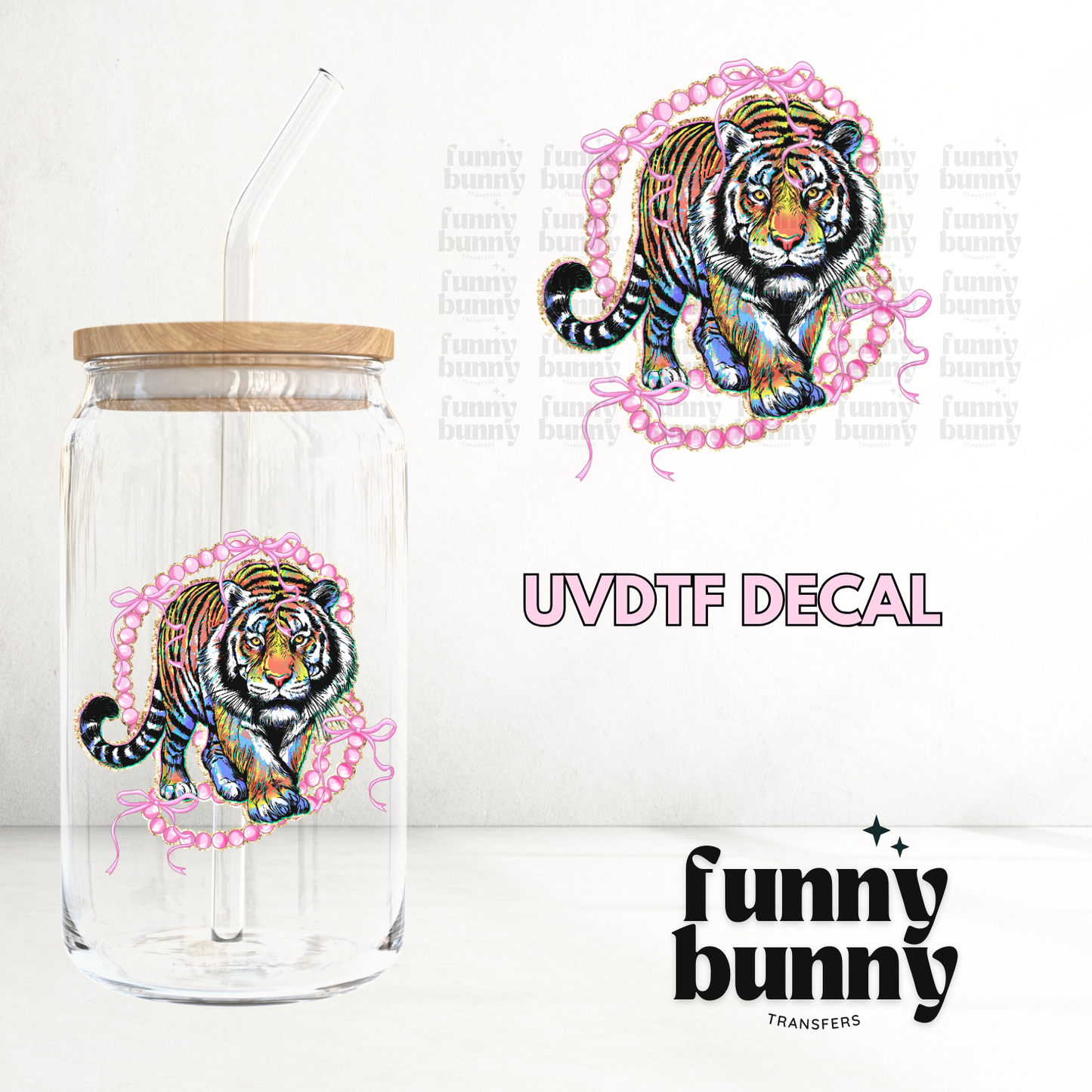 Pearl Tiger - UVDTF Decal