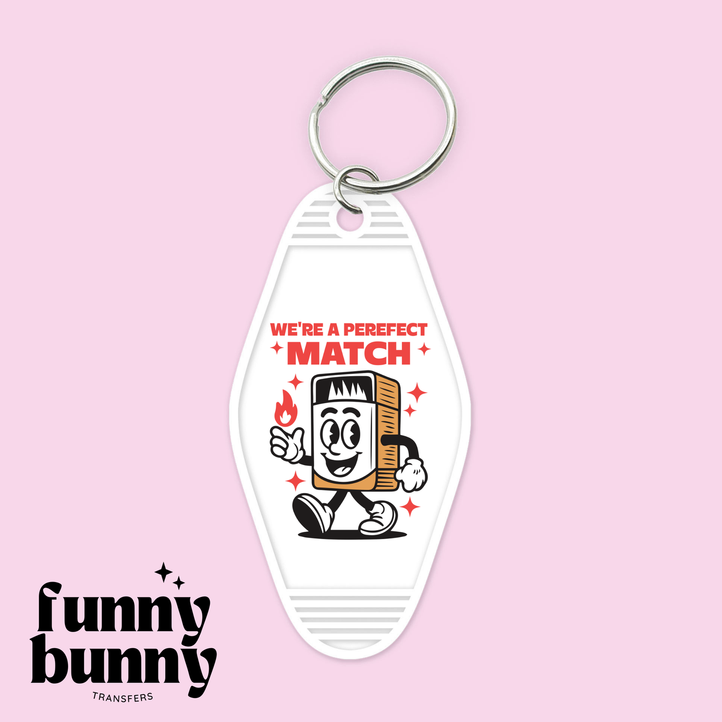 Perfect Match - Motel Keychain