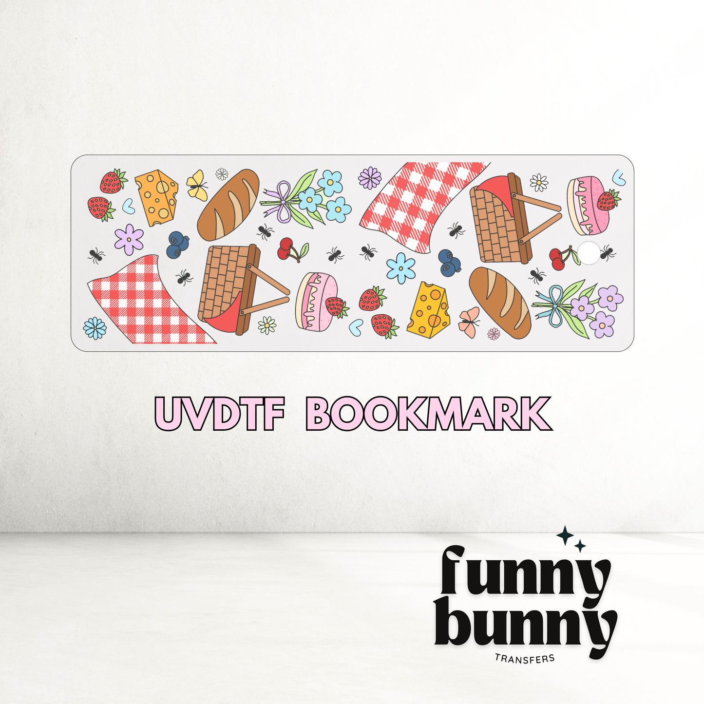 Picnic - UVDTF Bookmark Decal