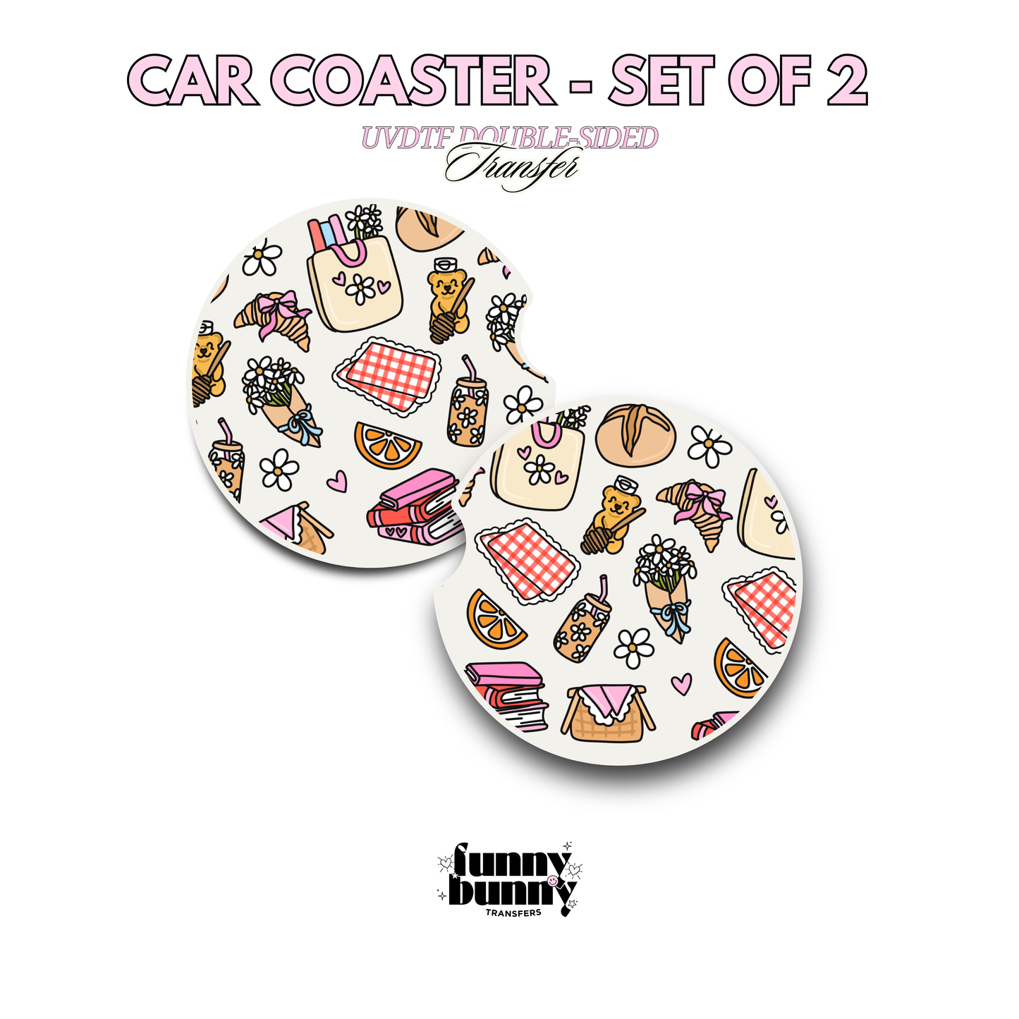 Picnic Must Have - UVDTF Coaster