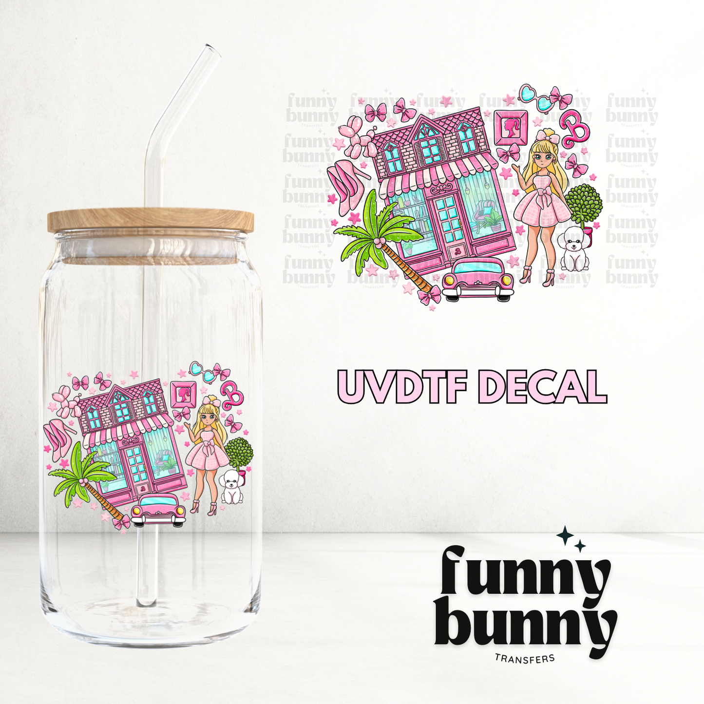 Pink Girl Essentials - UVDTF Decal