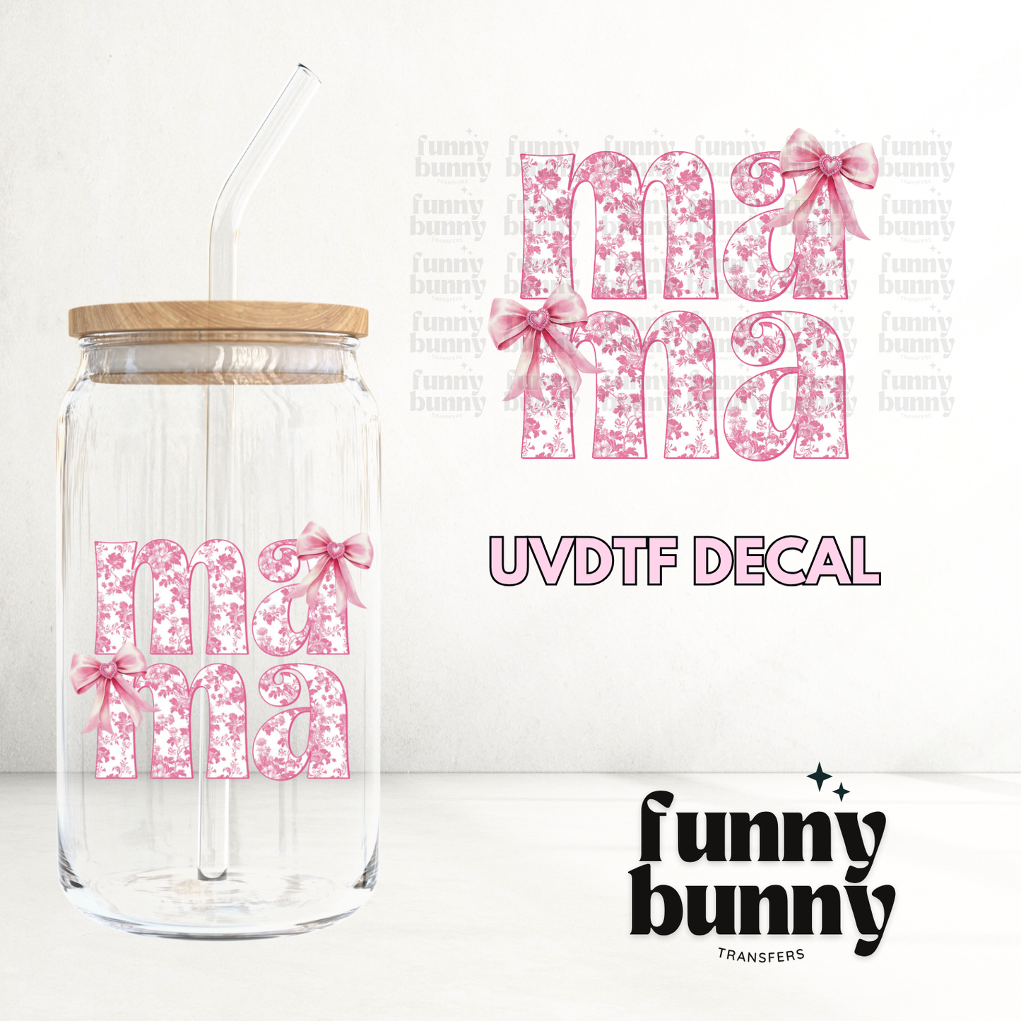 Pink Mama Chino - UVDTF Decal