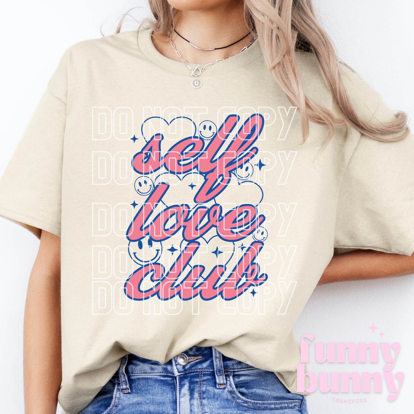 Pink Self Love Club - DTF Transfer