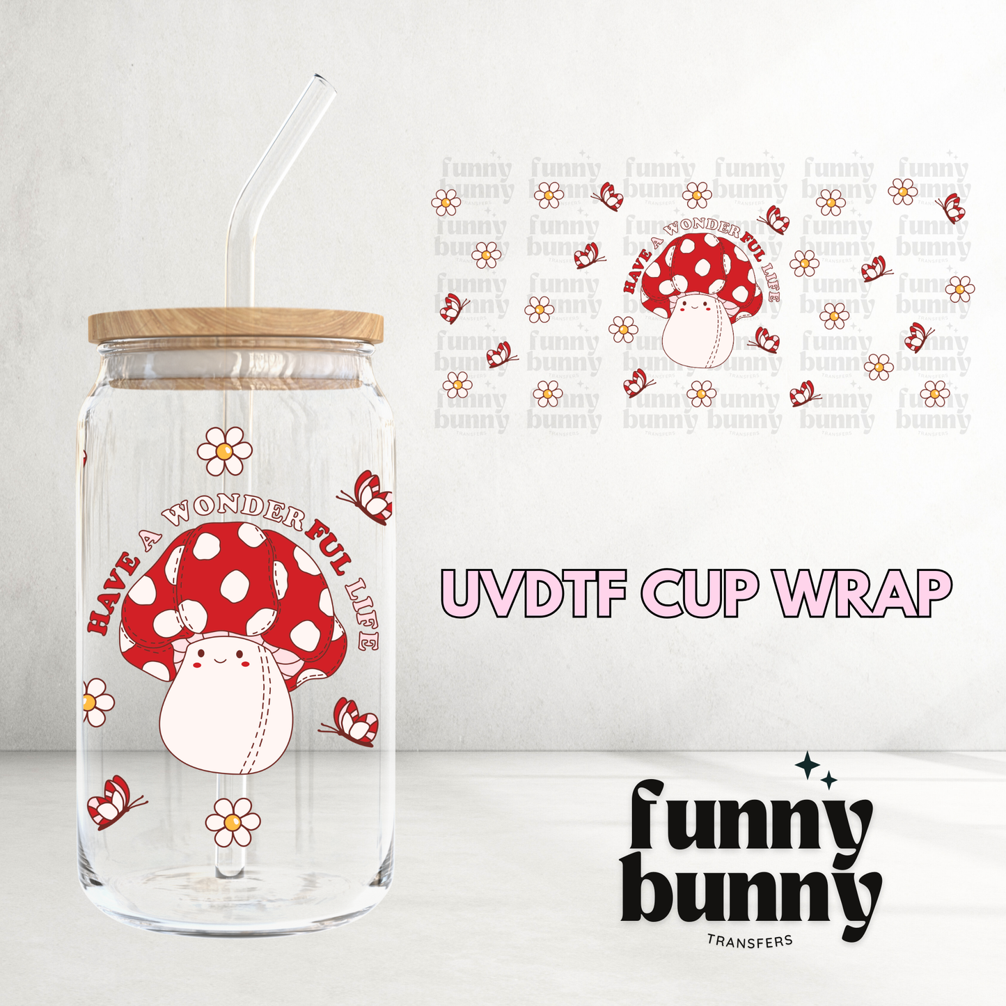 Plush Mush - 16oz UVDTF Cup Wrap