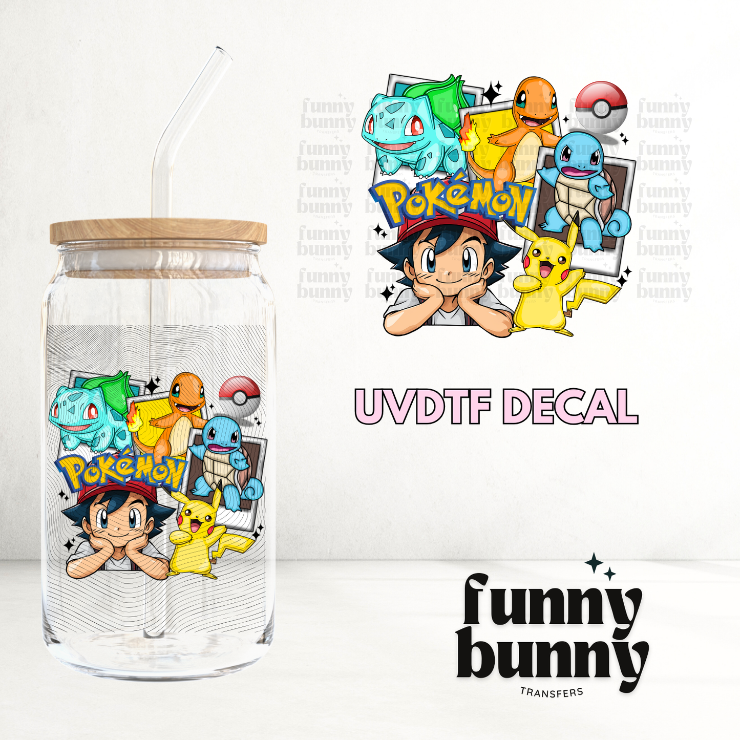 Poke Cutie - UVDTF Decal