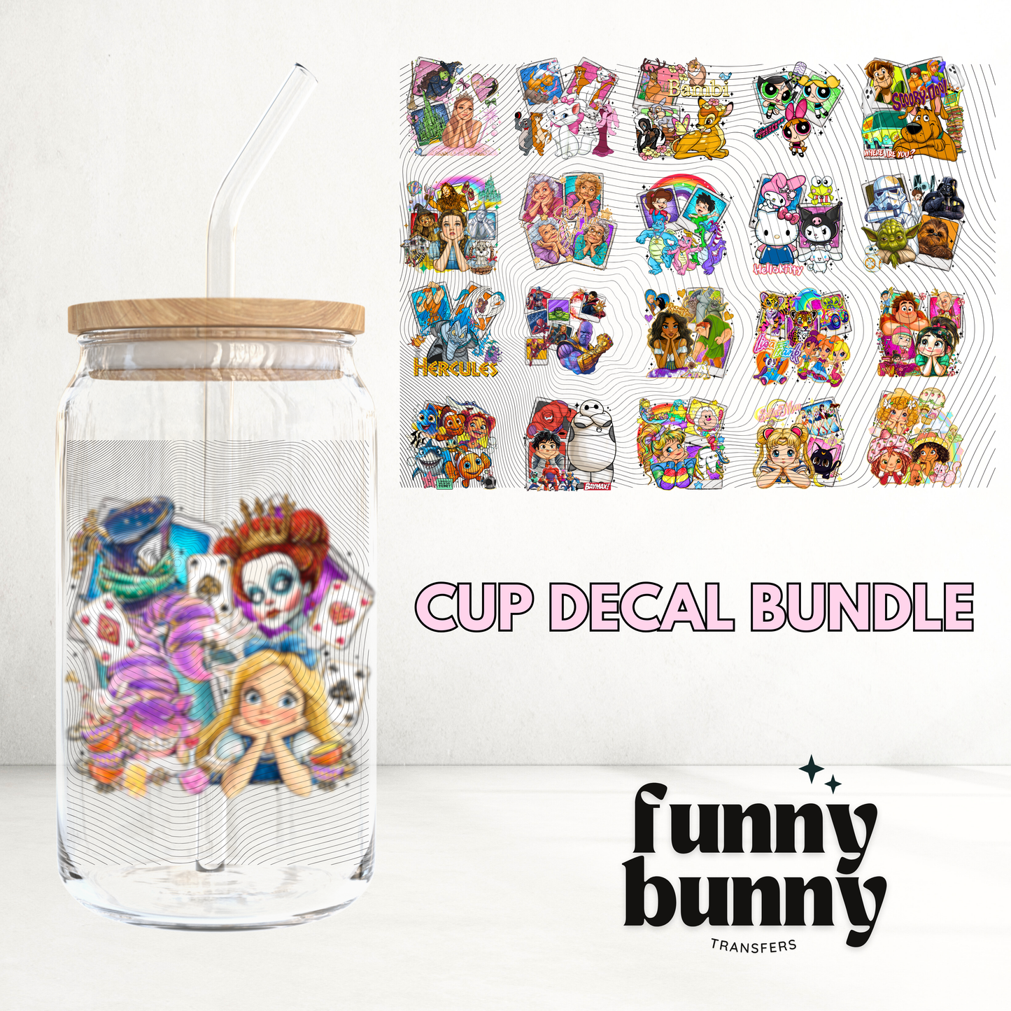 Polaroid Characters - UVDTF Decal Bundle