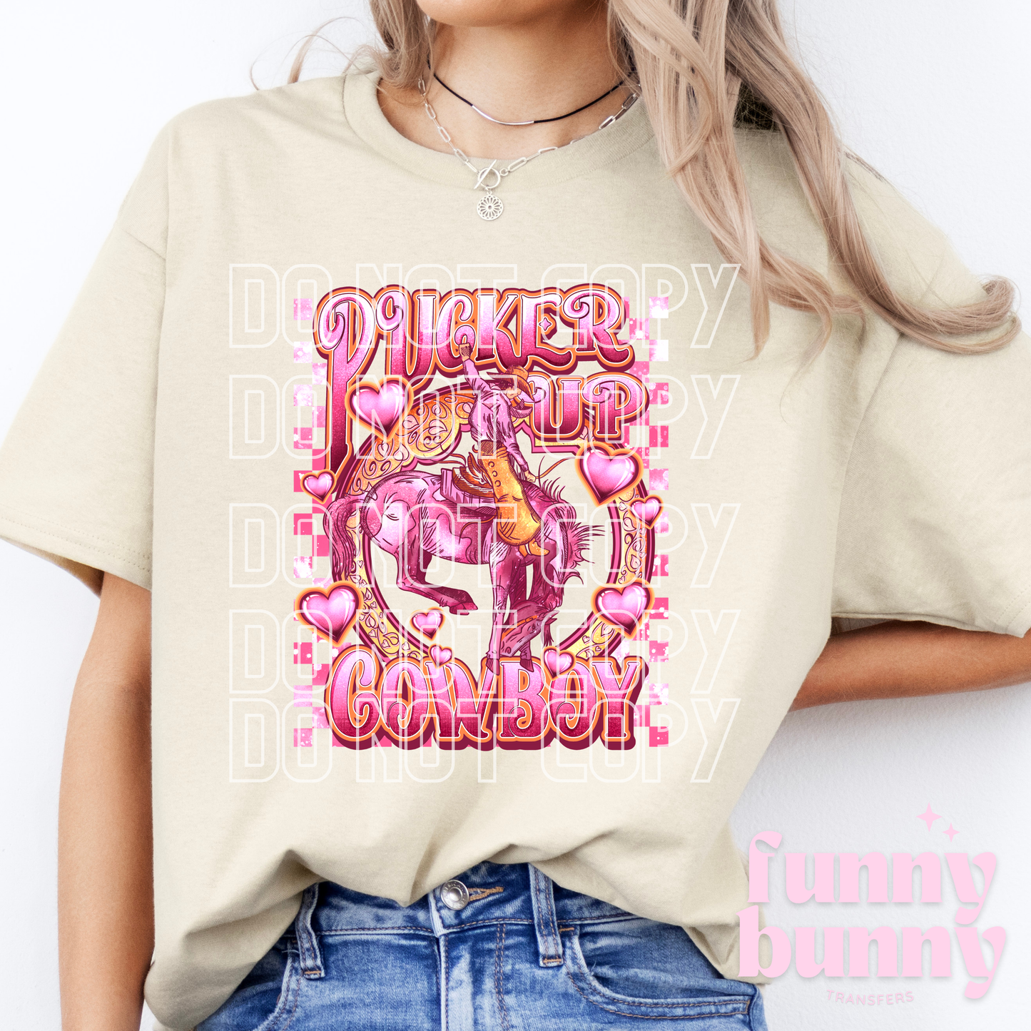 Pucker Up Cowboy - DTF Transfer