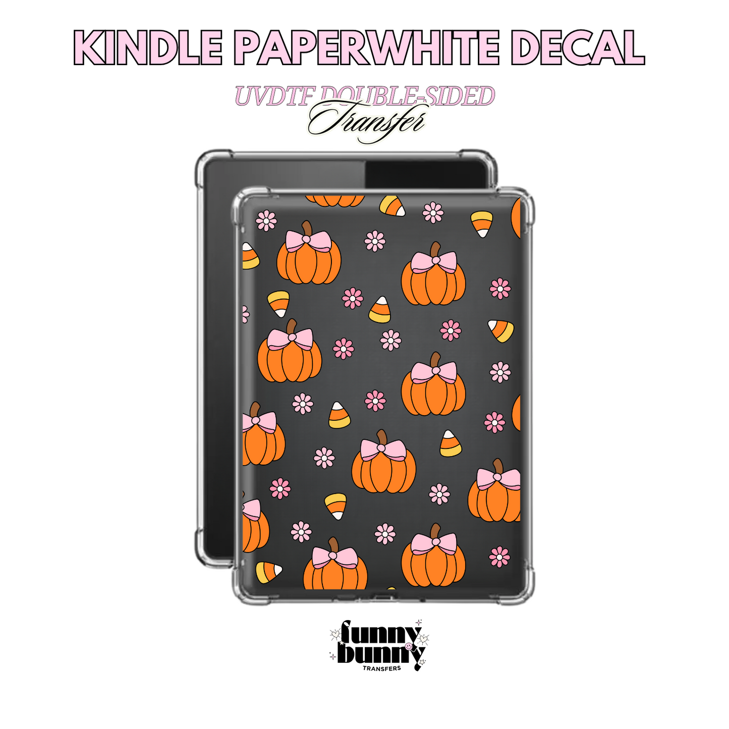 Pumpkin Candy Corn 2.0 - Kindle Decal