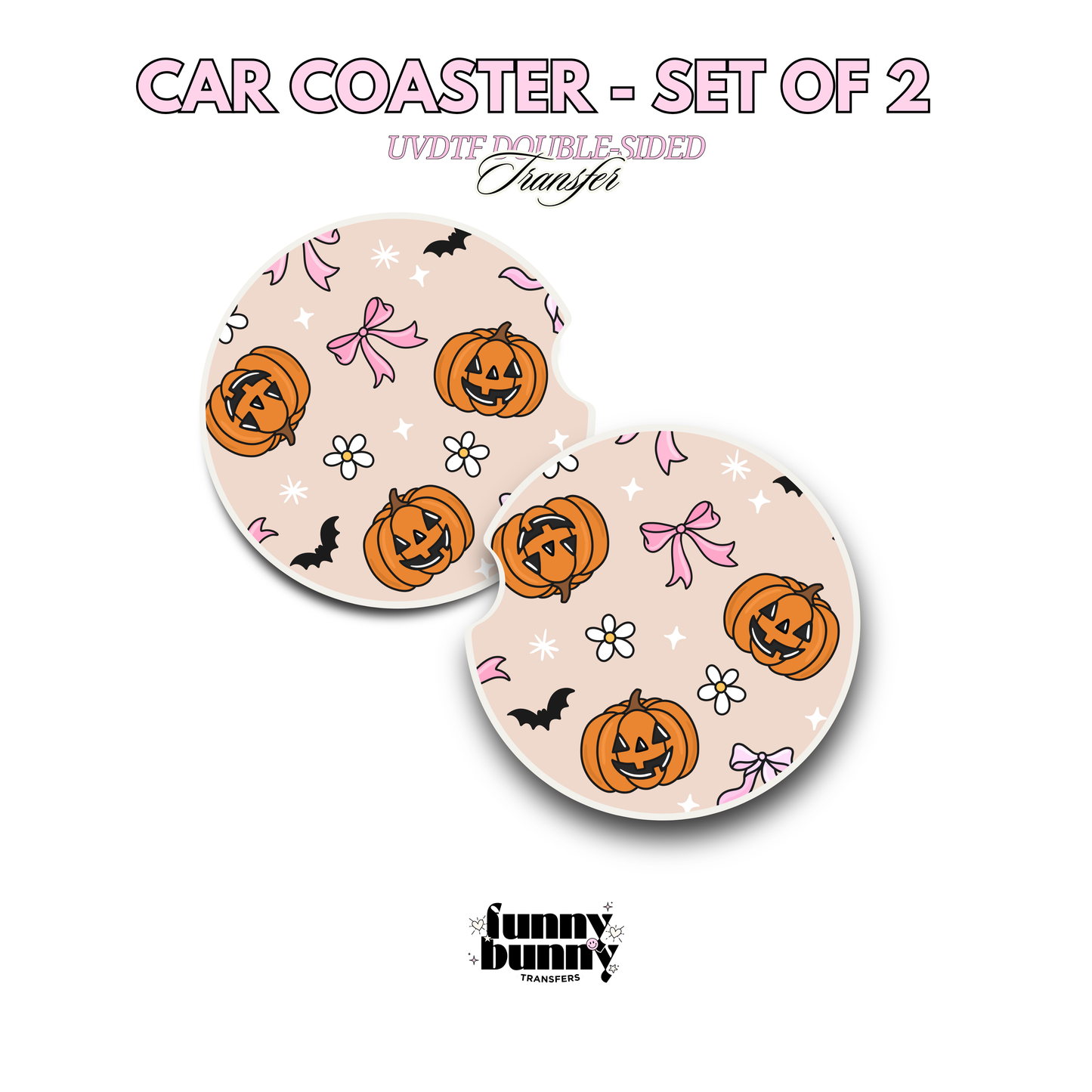 Pumpkin Cuties - UVDTF Coaster