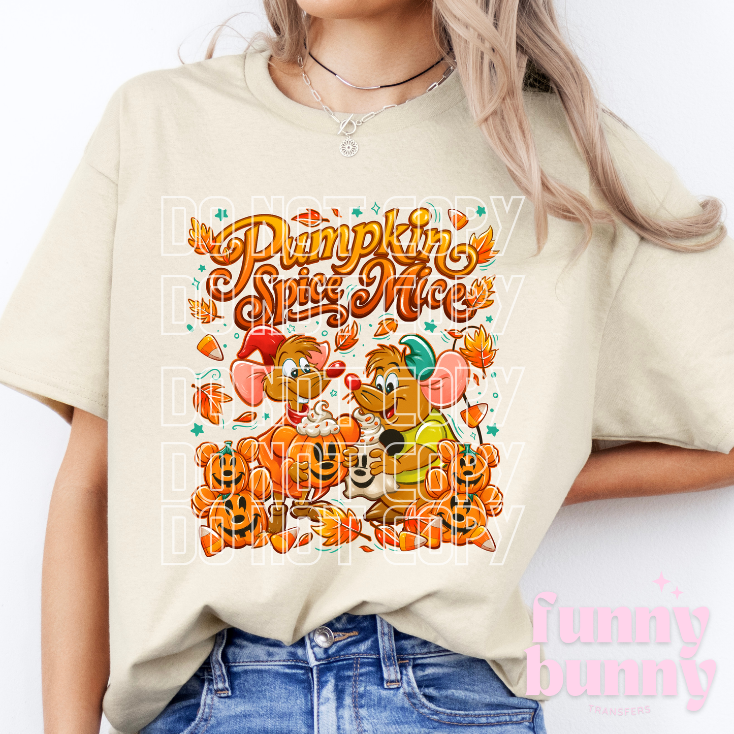 Pumpkin Spice Mice - DTF Transfer