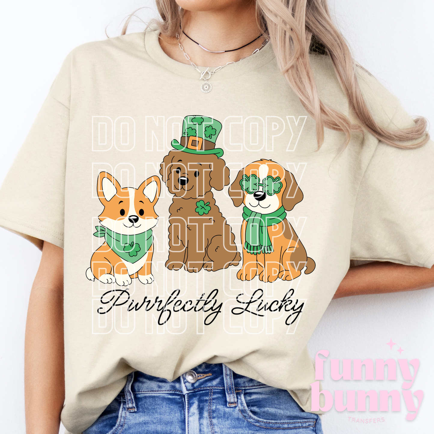 Purrfectly Lucky - DTF Transfer