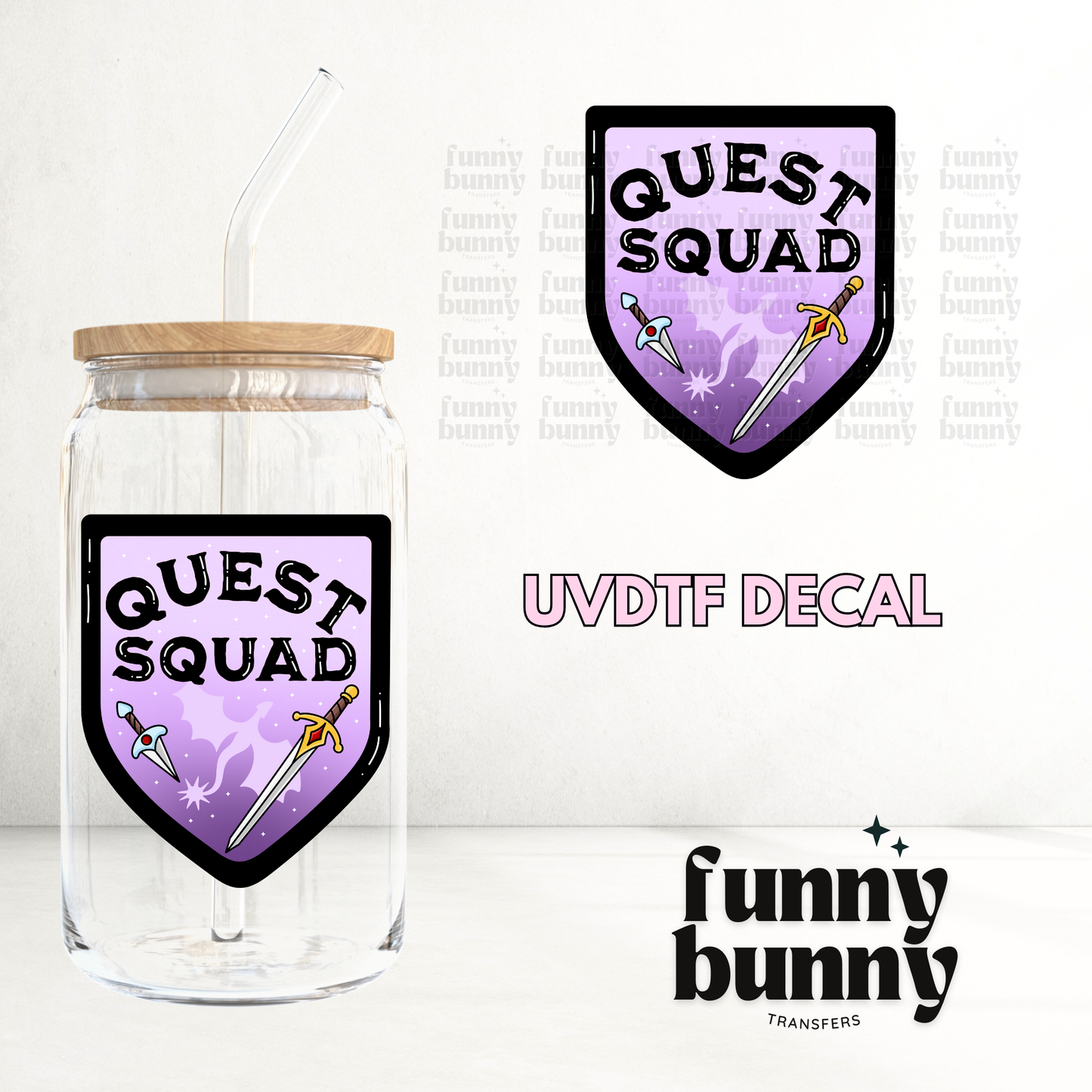 Quest Squad - UVDTF Decal