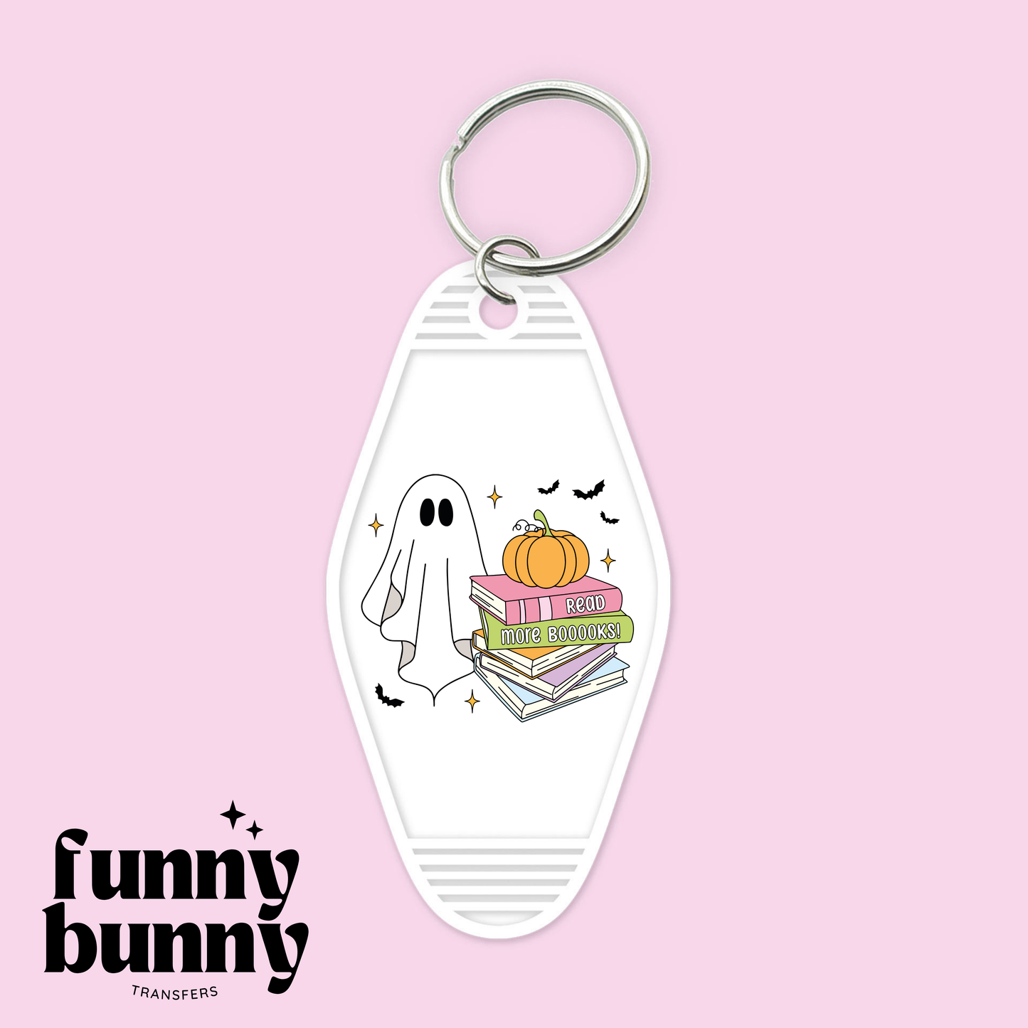 Read More BOOoks - Motel Keychain