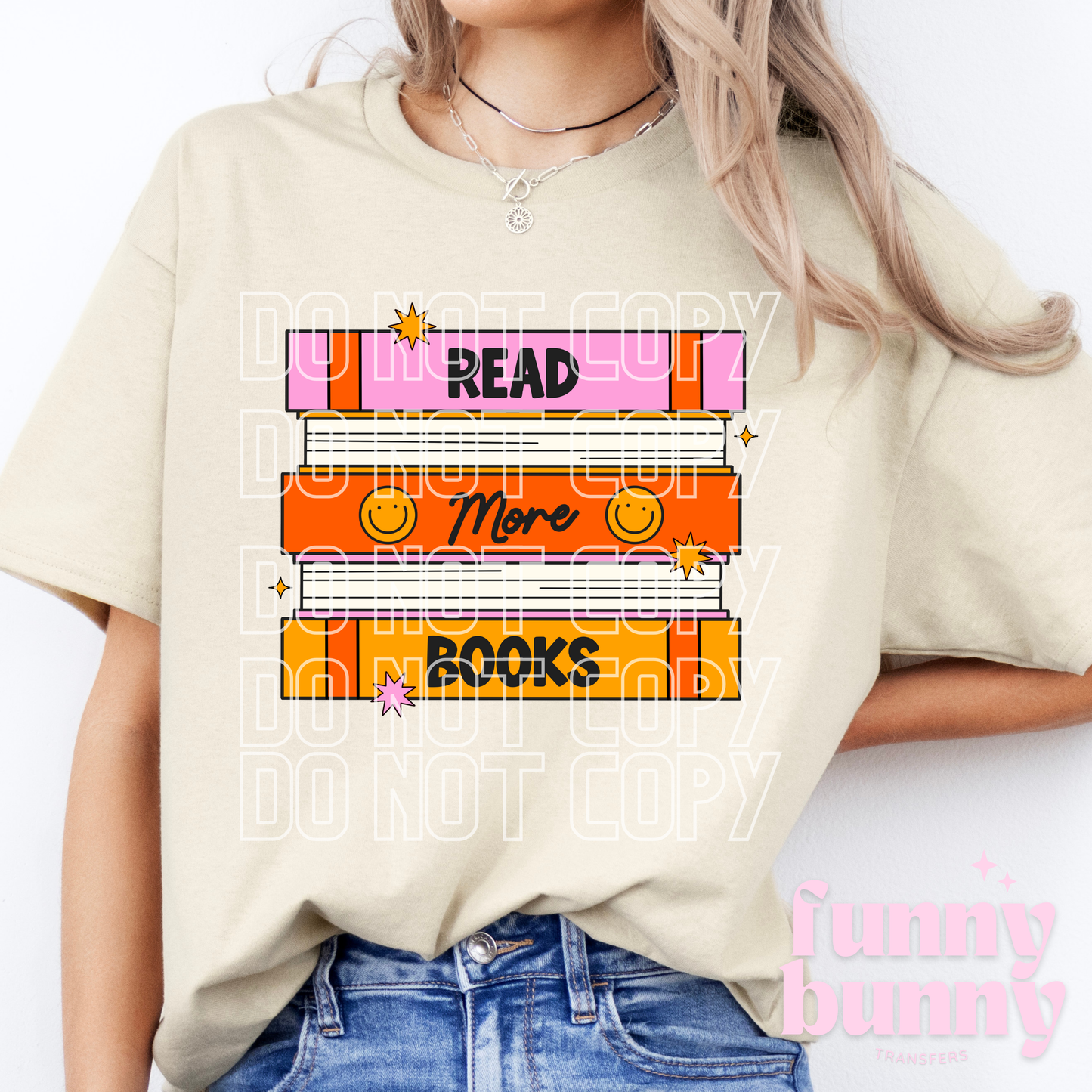 Read More Smiley Books - DTF Transfer