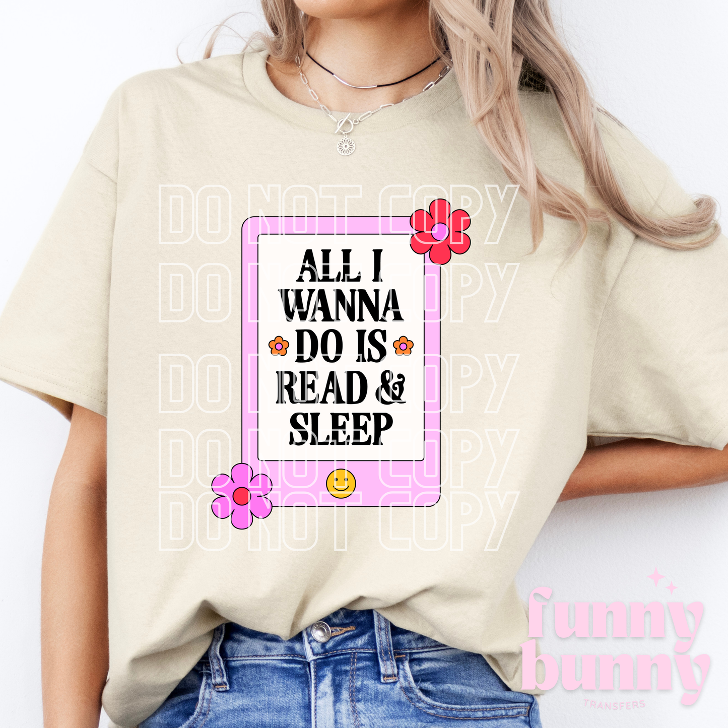 Read & Sleep - DTF Transfer