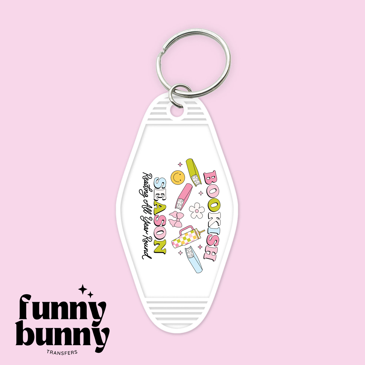 Reading All Year Around - Motel Keychain