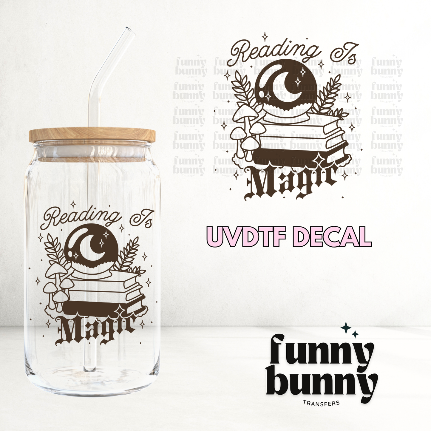 Reading Is Magic - UVDTF Decal