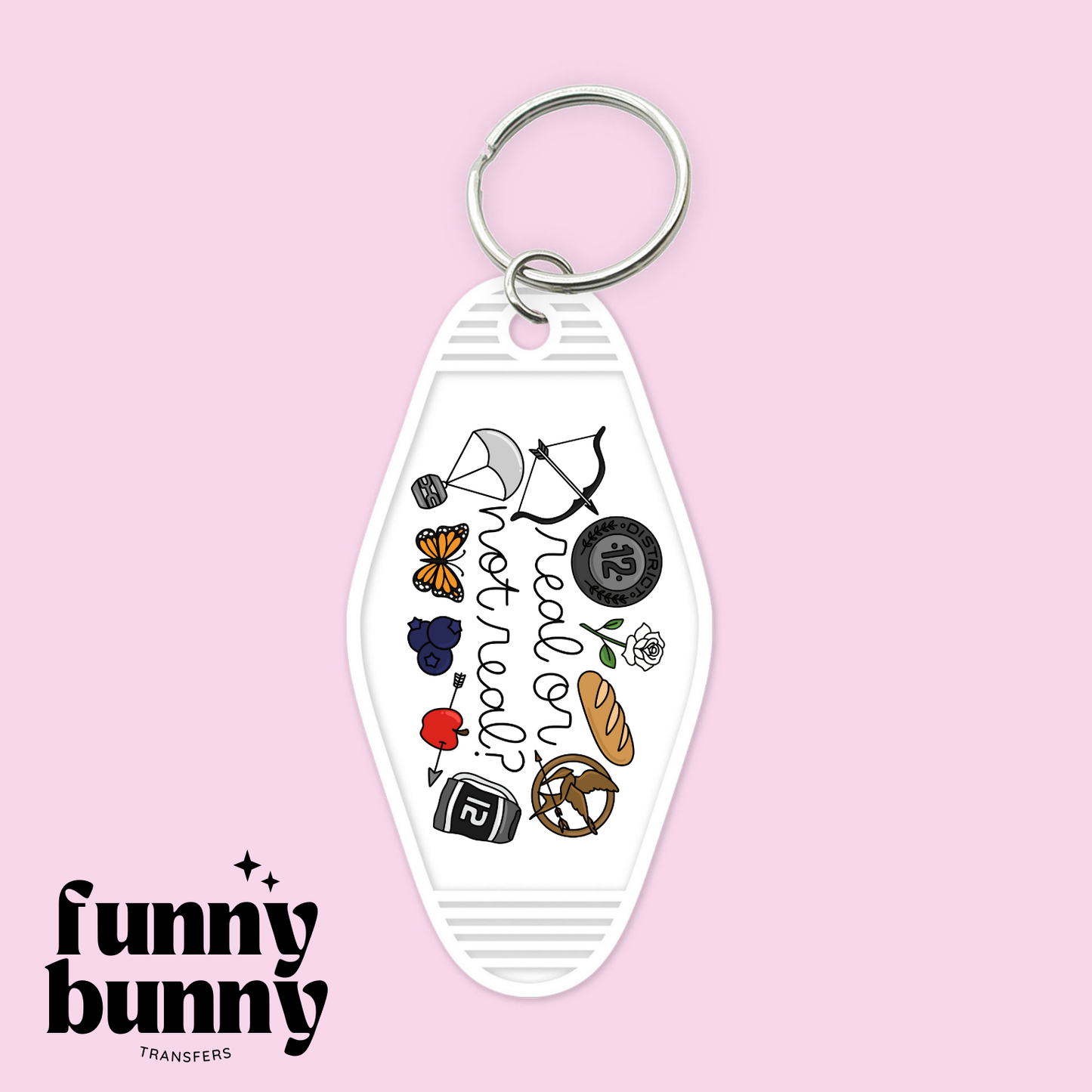 Real Or Not Real - Motel Keychain