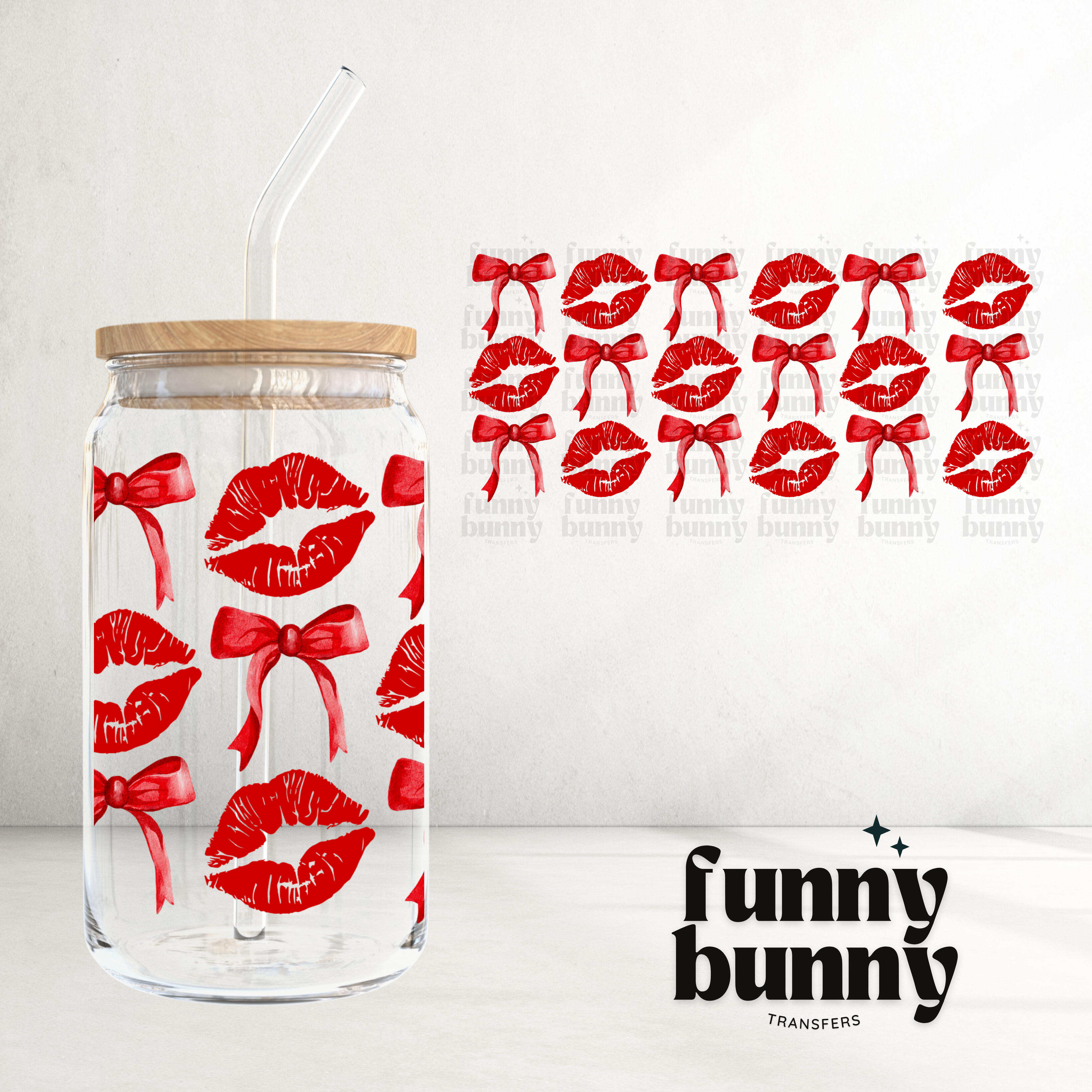 Lattes & Snowflakes - 16oz UVDTF Cup Wrap – Funny Bunny Transfers