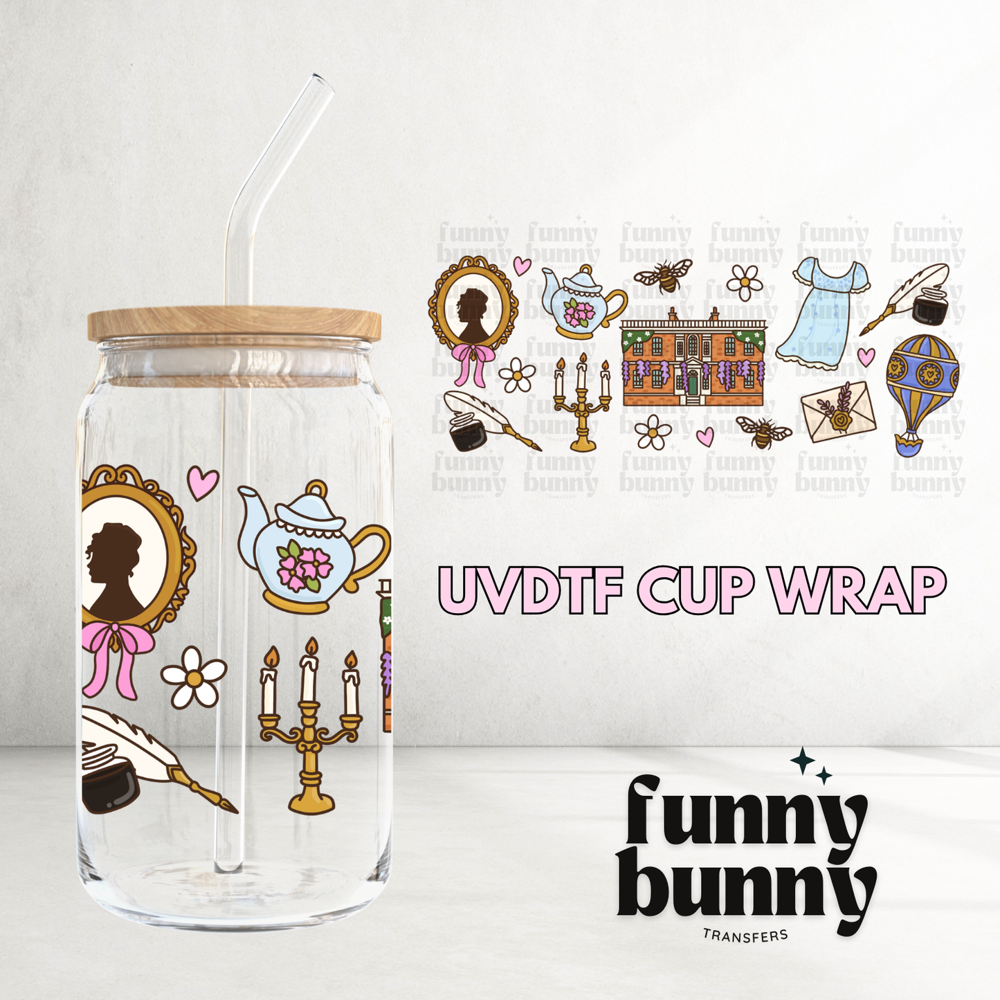 Regency - 16oz UVDTF Cup Wrap