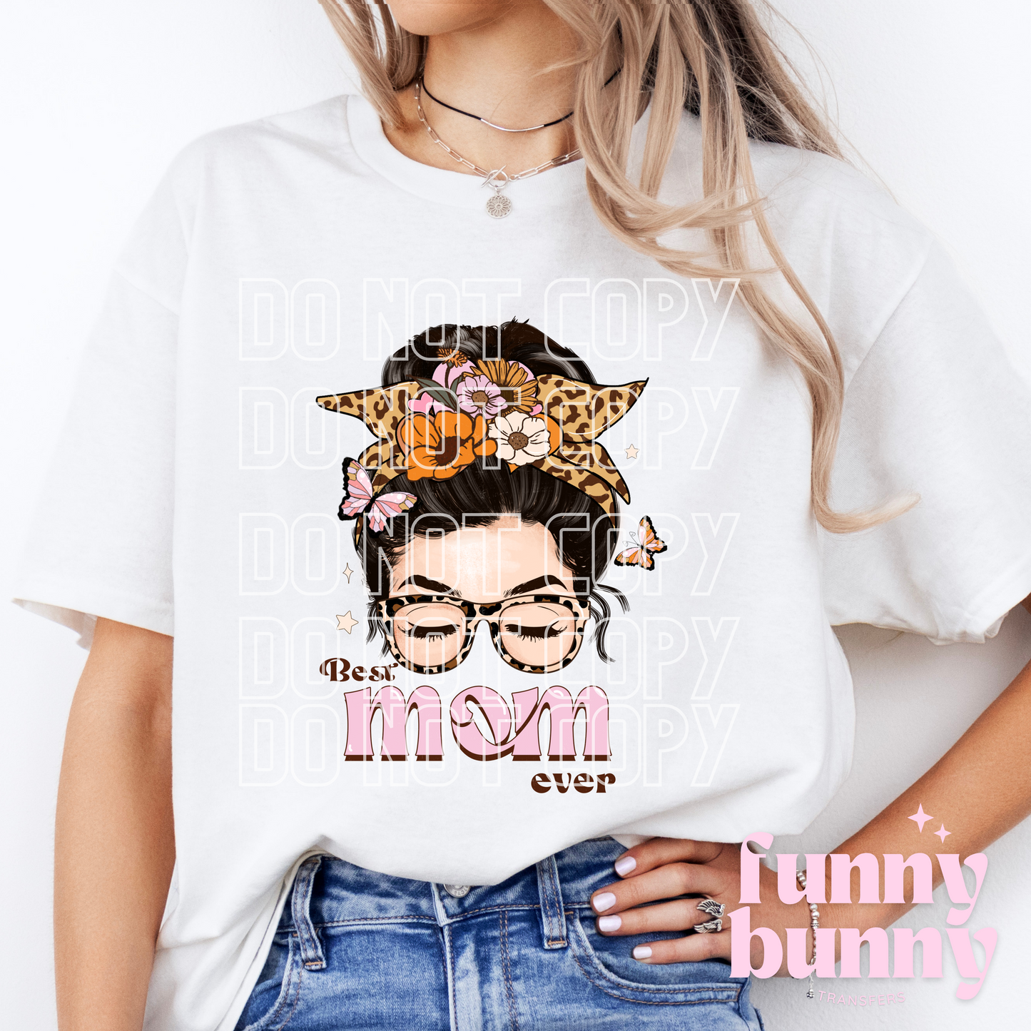Retro Best Mom Ever - DTF Transfer
