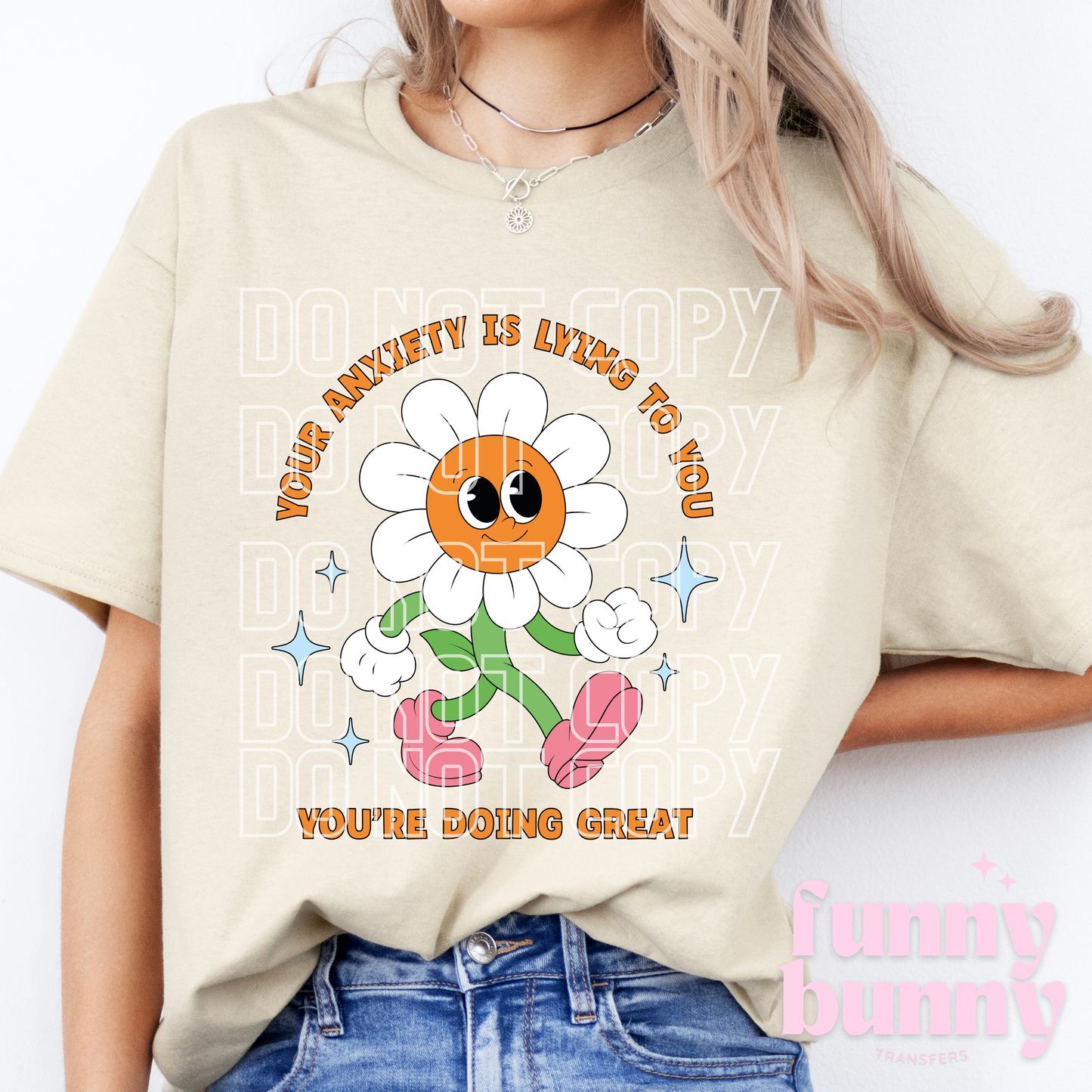 Retro Cartoon Flower - DTF Transfer