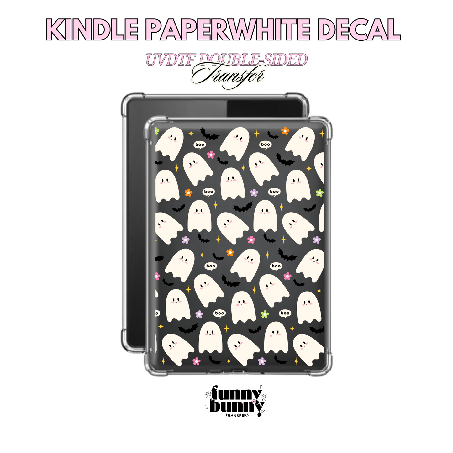 Retro Ghosties - Kindle Decal