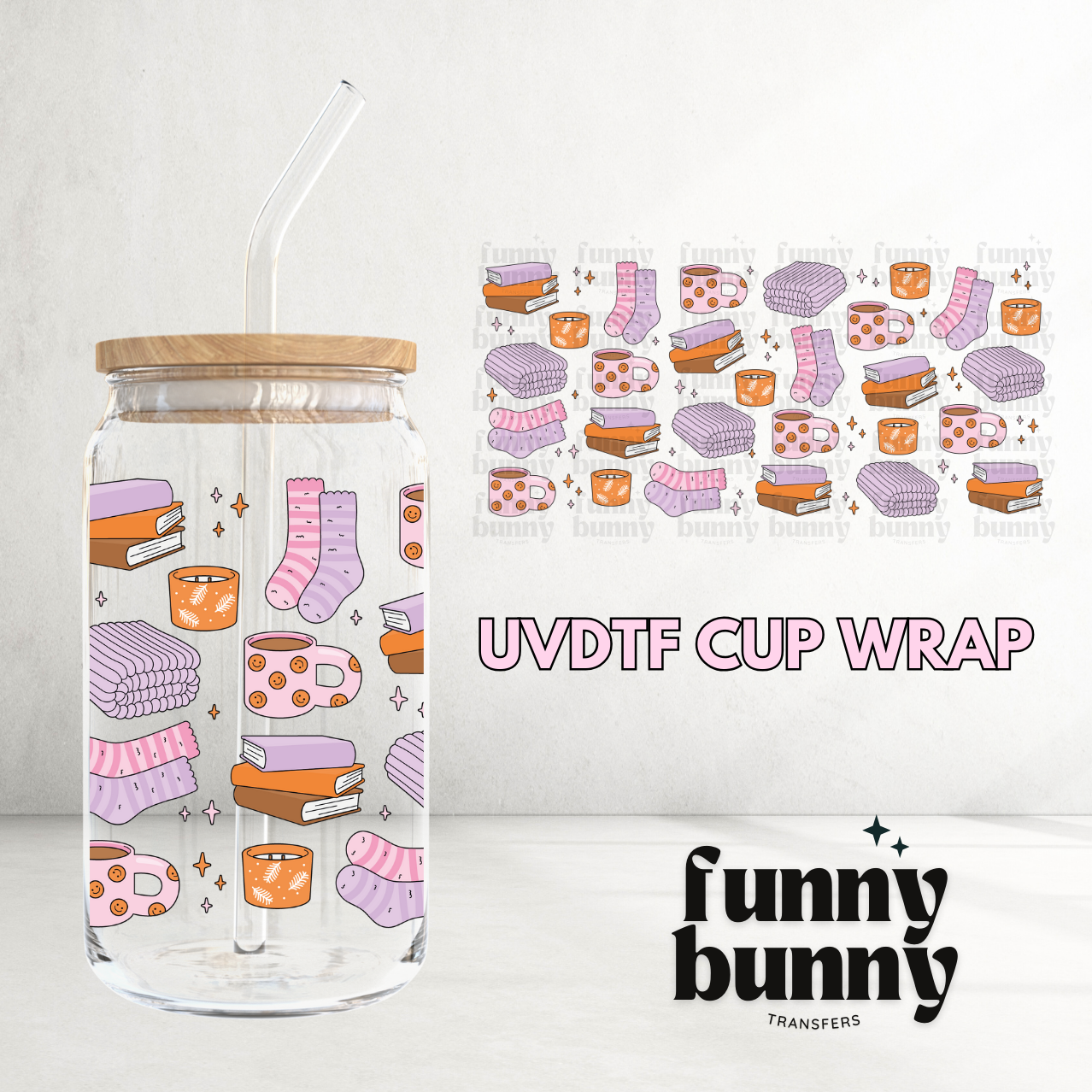 Retro Home Body Club Mug - 16oz UVDTF Cup Wrap
