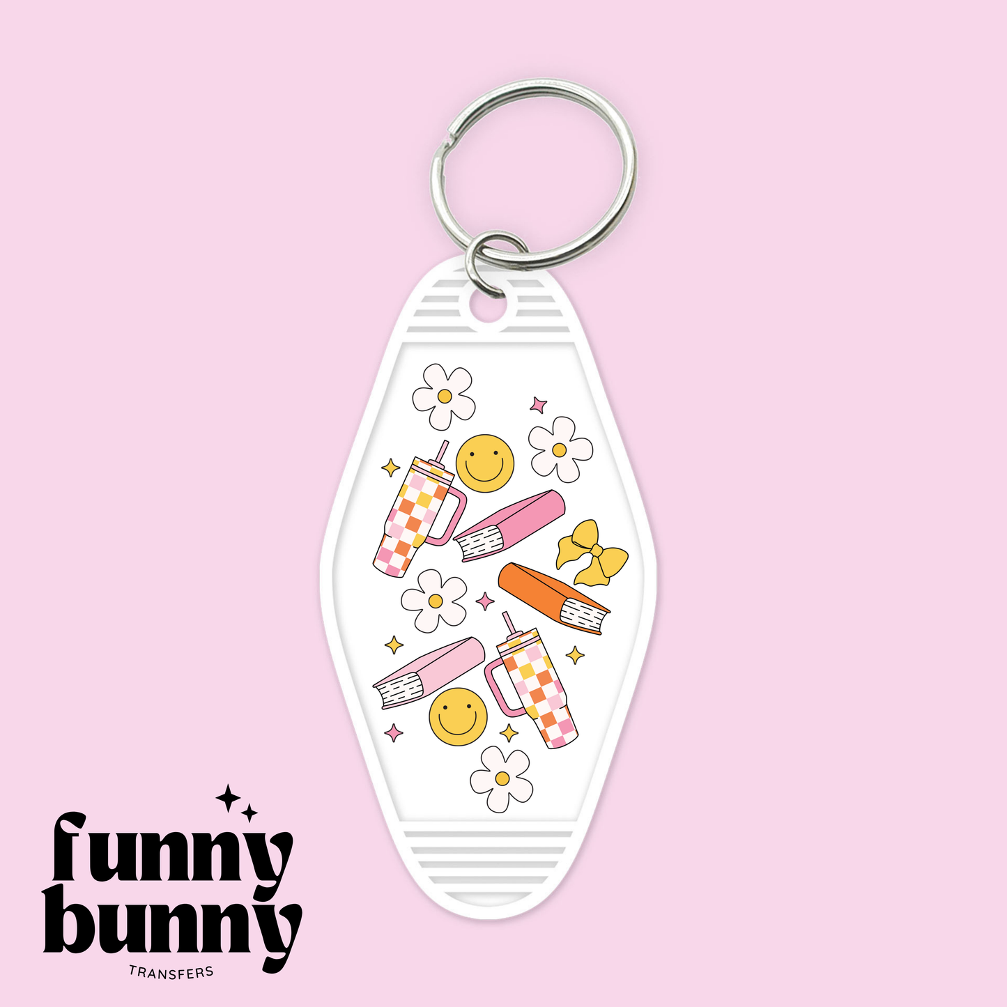 Retro Reading All Year Around - Motel Keychain