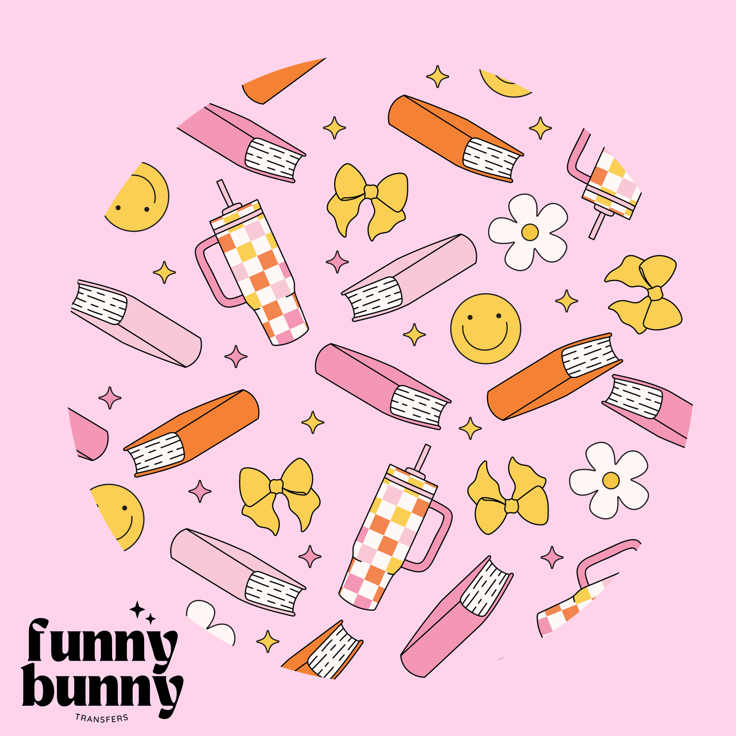 Retro Reading All Year Around - UVDTF Lid Decal