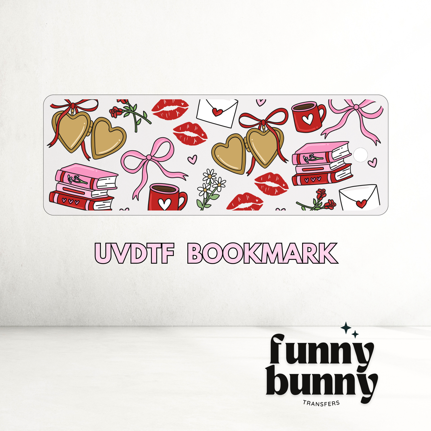 Romance Charm - UVDTF Bookmark Decal