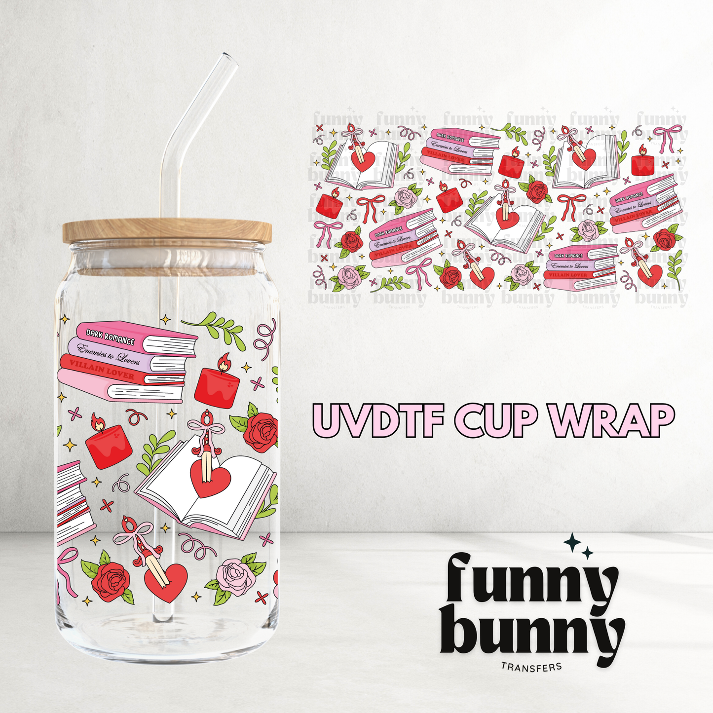 Romantasy Girly - 16oz UVDTF Cup Wrap