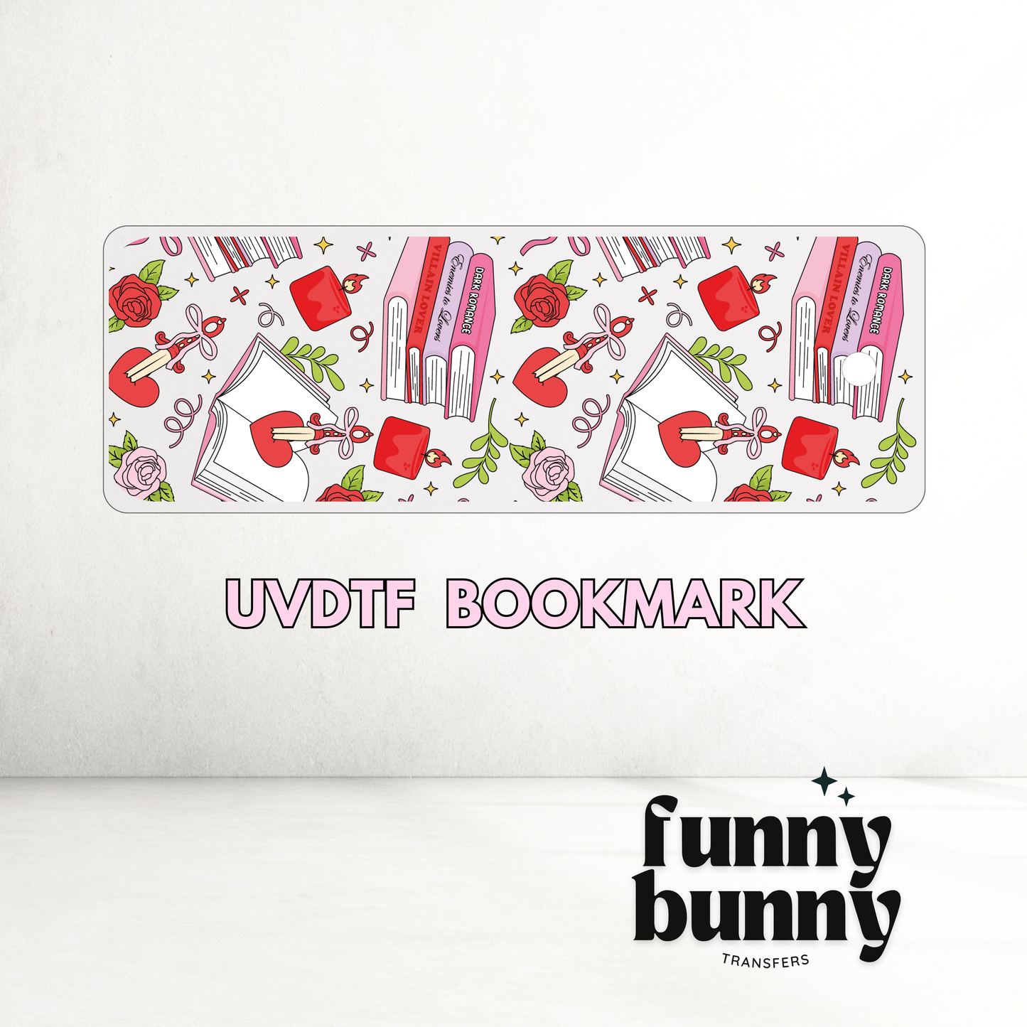 Romantasy Girly - UVDTF Bookmark Decal