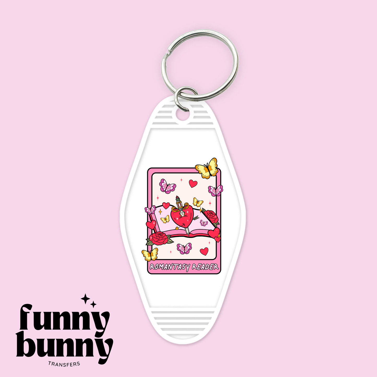 Romantasy Reader - Motel Keychain