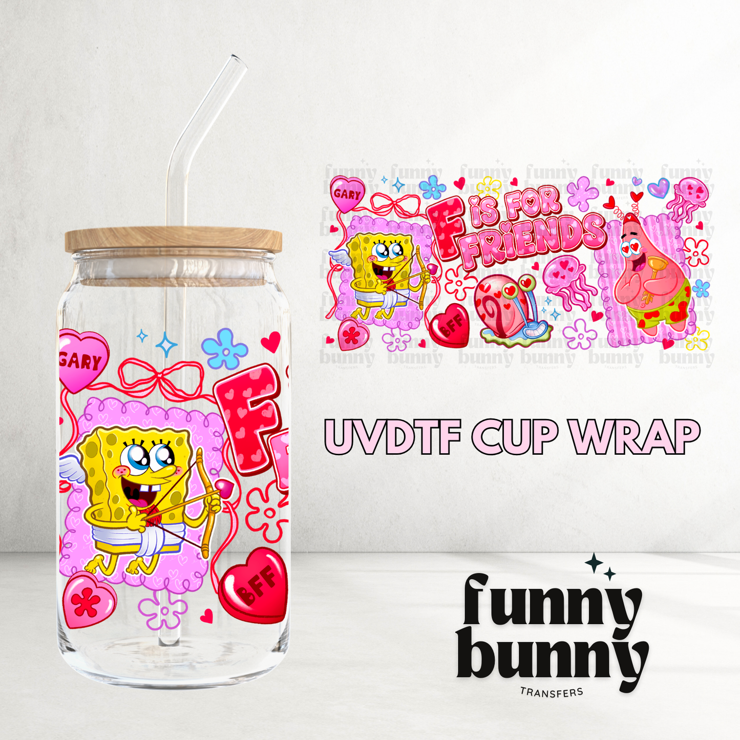 SB Valentines - 16oz UVDTF Cup Wrap