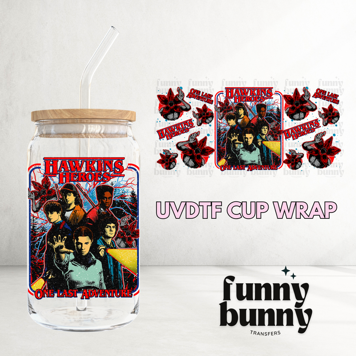 ST Hawkins Heroes - 16oz UVDTF Cup Wrap