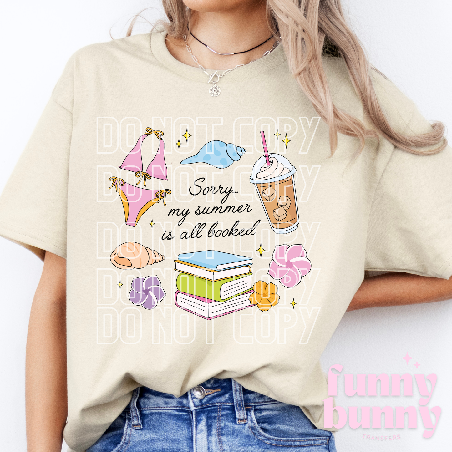 Salty Summer Booked - DTF Transfer