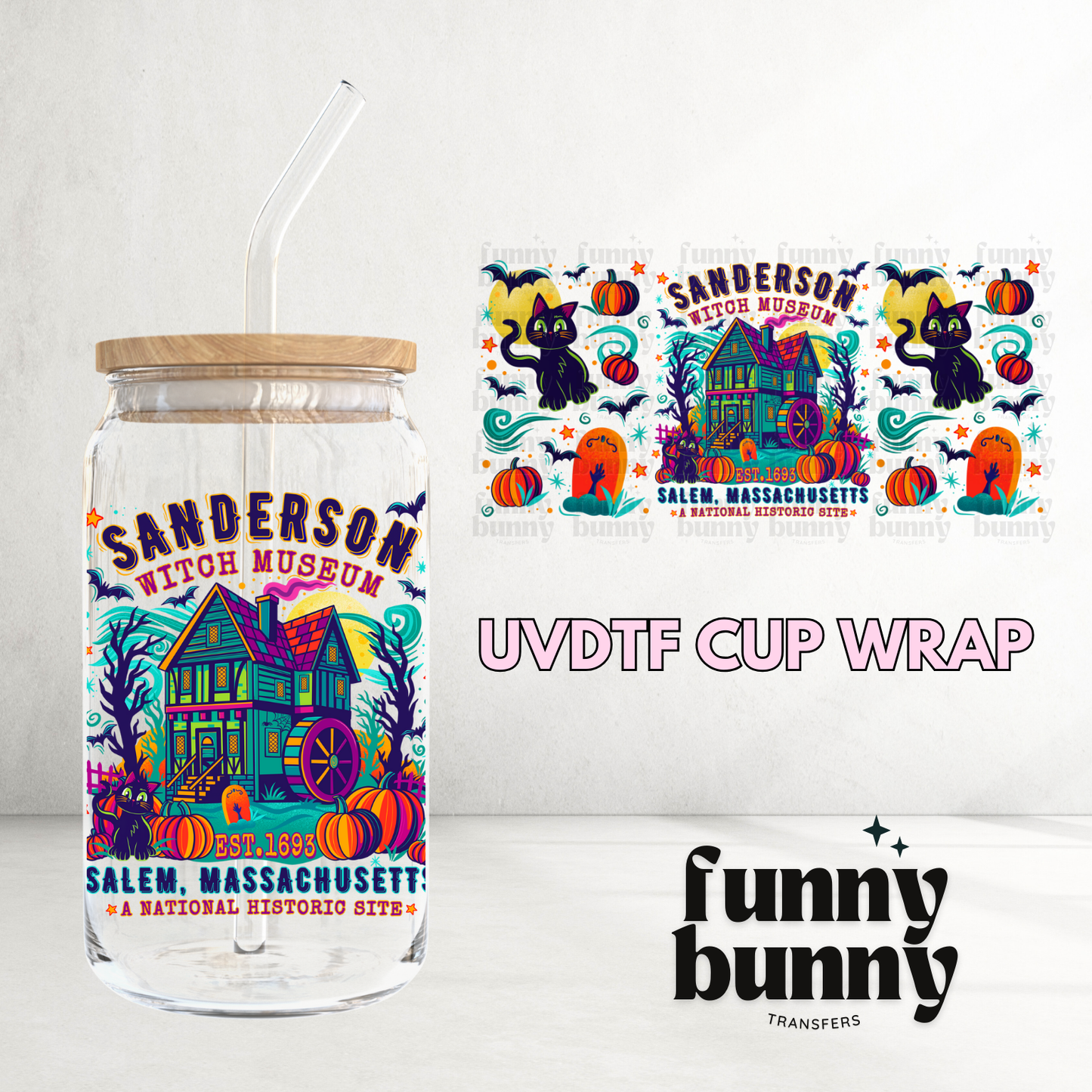 Sanderson Witch Museum - 16oz UVDTF Cup Wrap