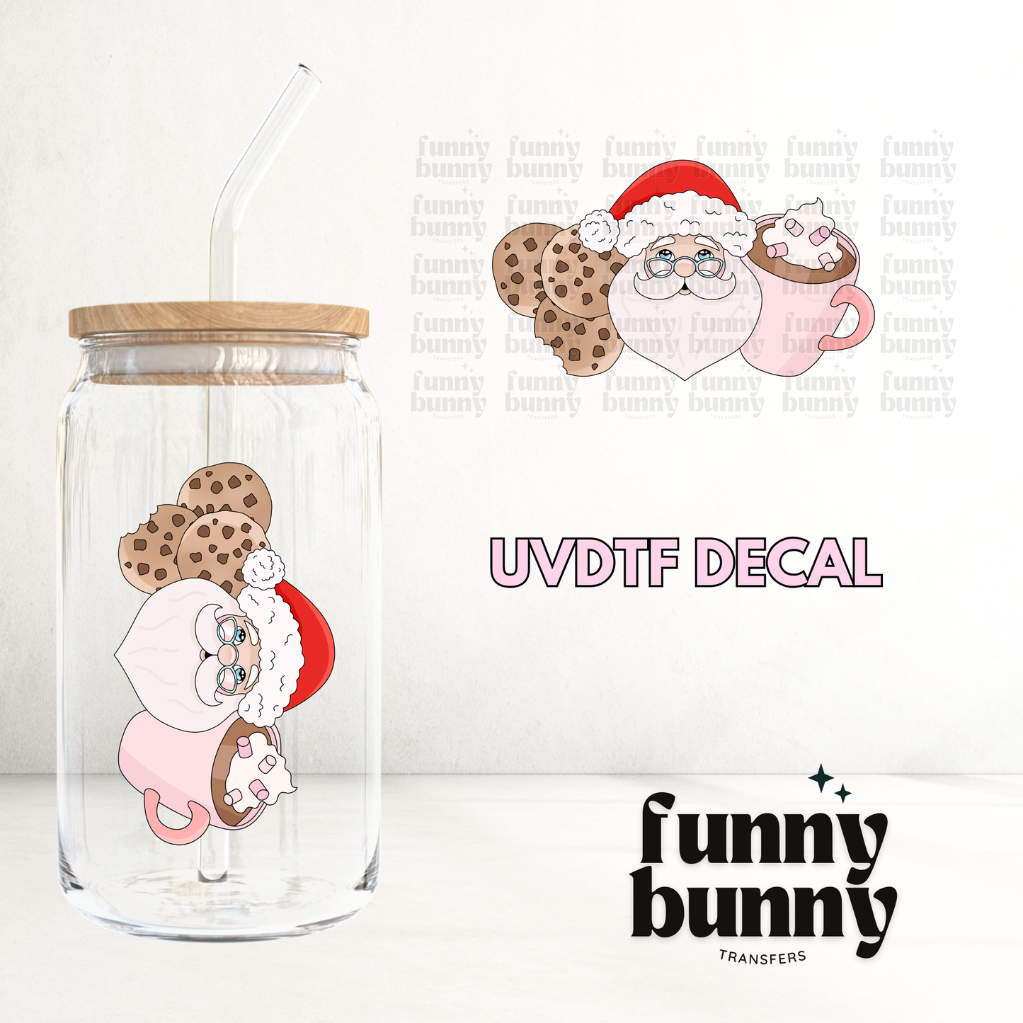 Santa Mellow Cookies - UVDTF Decal