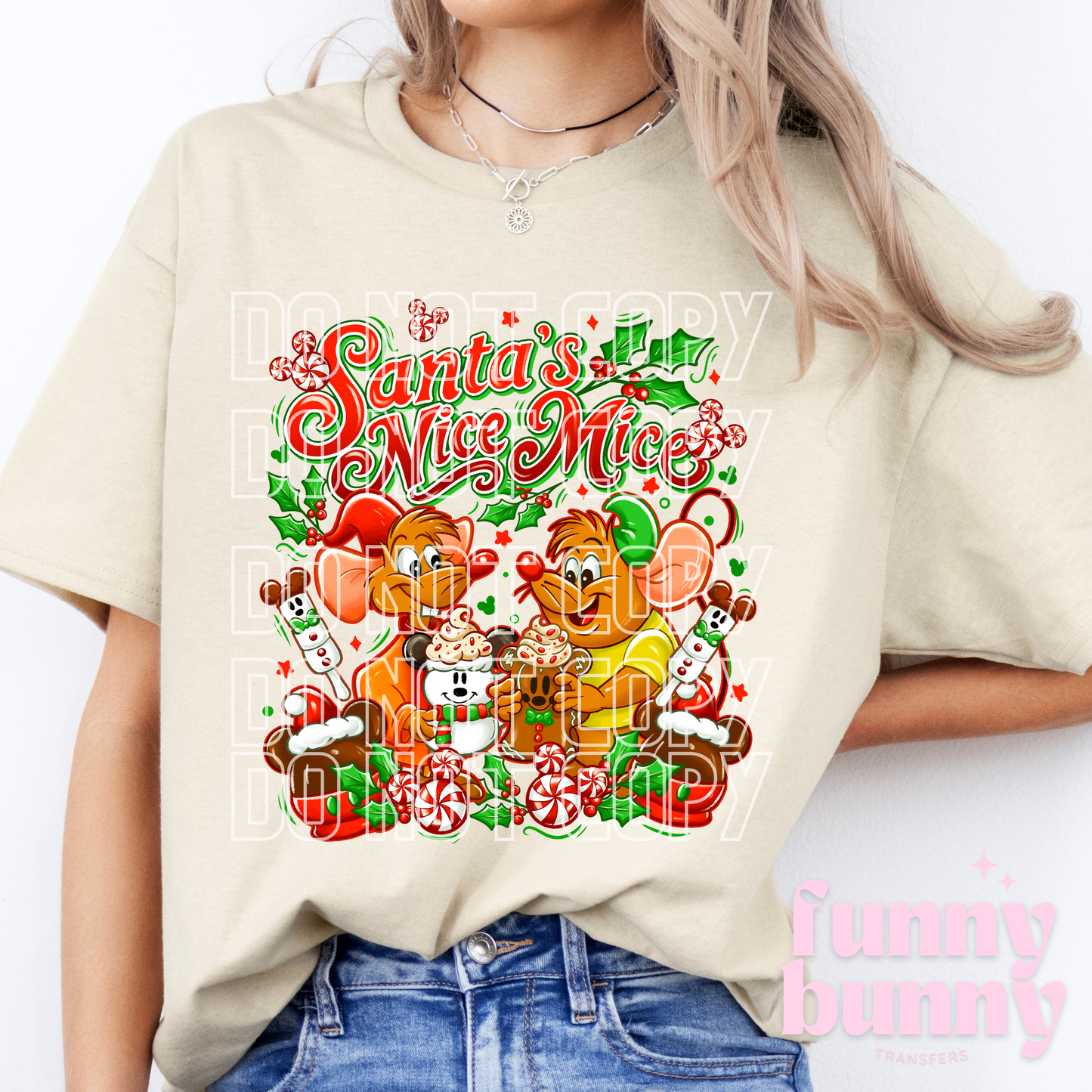 Santa Nice Mice - DTF Transfer