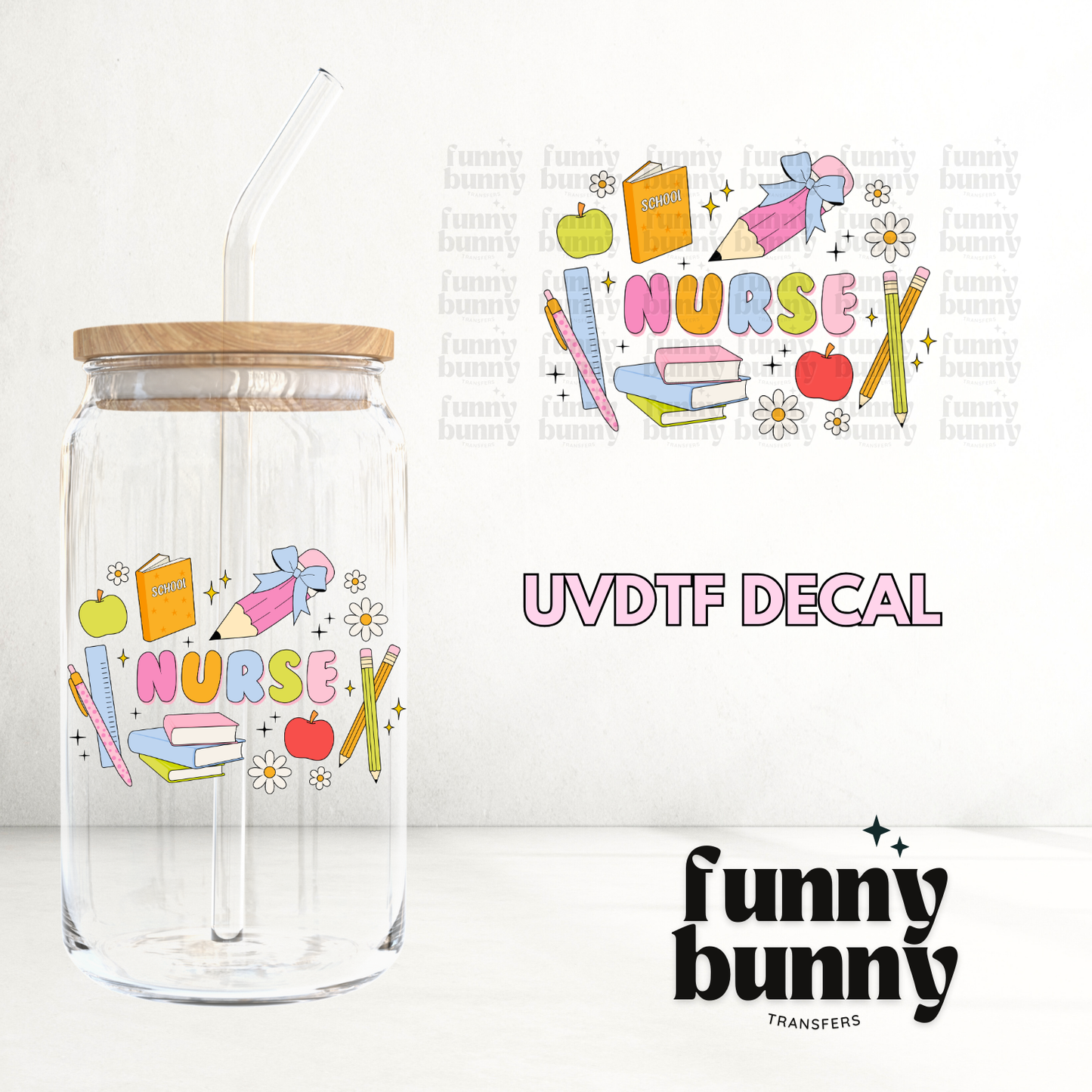 School Nurse - UVDTF Decal