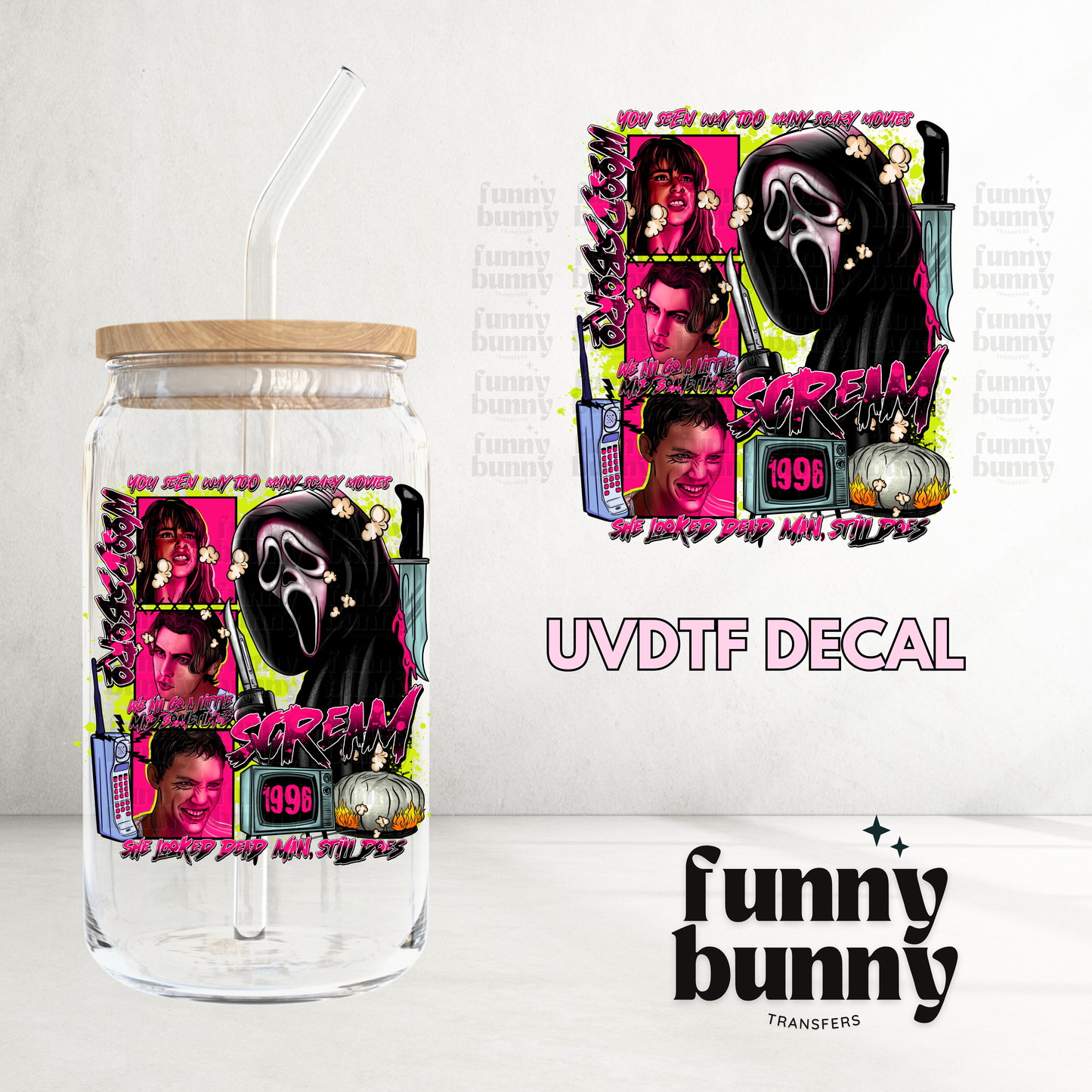 Scream Ghost - UVDTF Decal