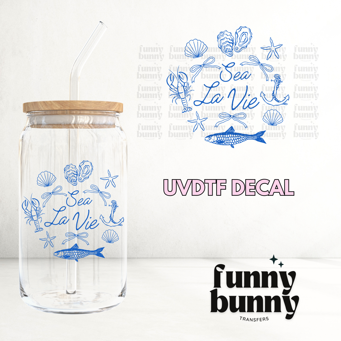 Sea La Vie - UVDTF Decal