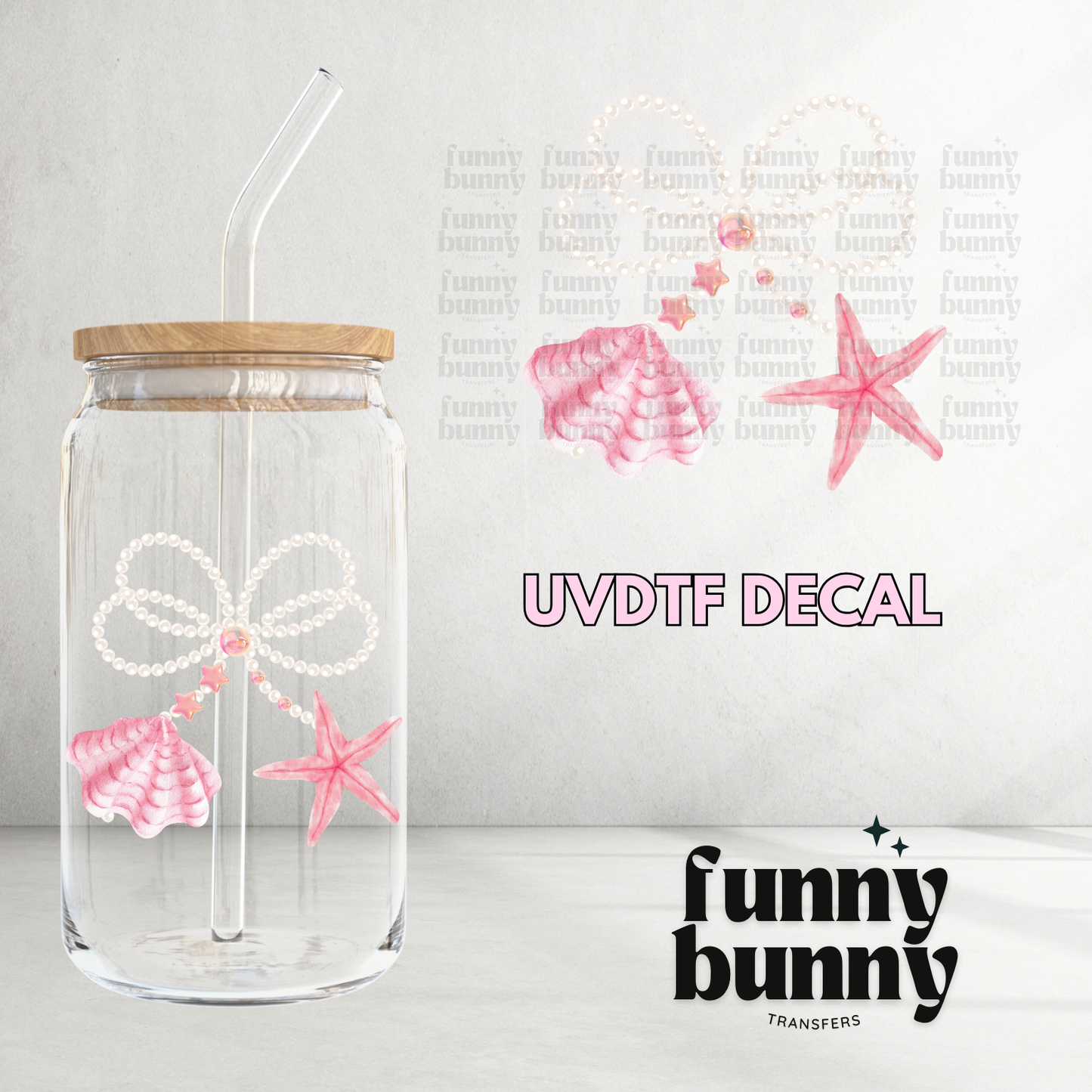 Seashell Bow - UVDTF Decal