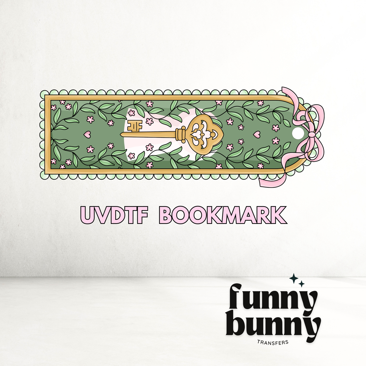 Secret Garden I - UVDTF Bookmark Decal