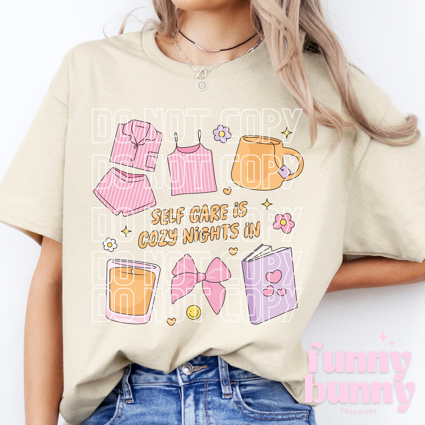 Self Care Cozy Nights - DTF Transfer