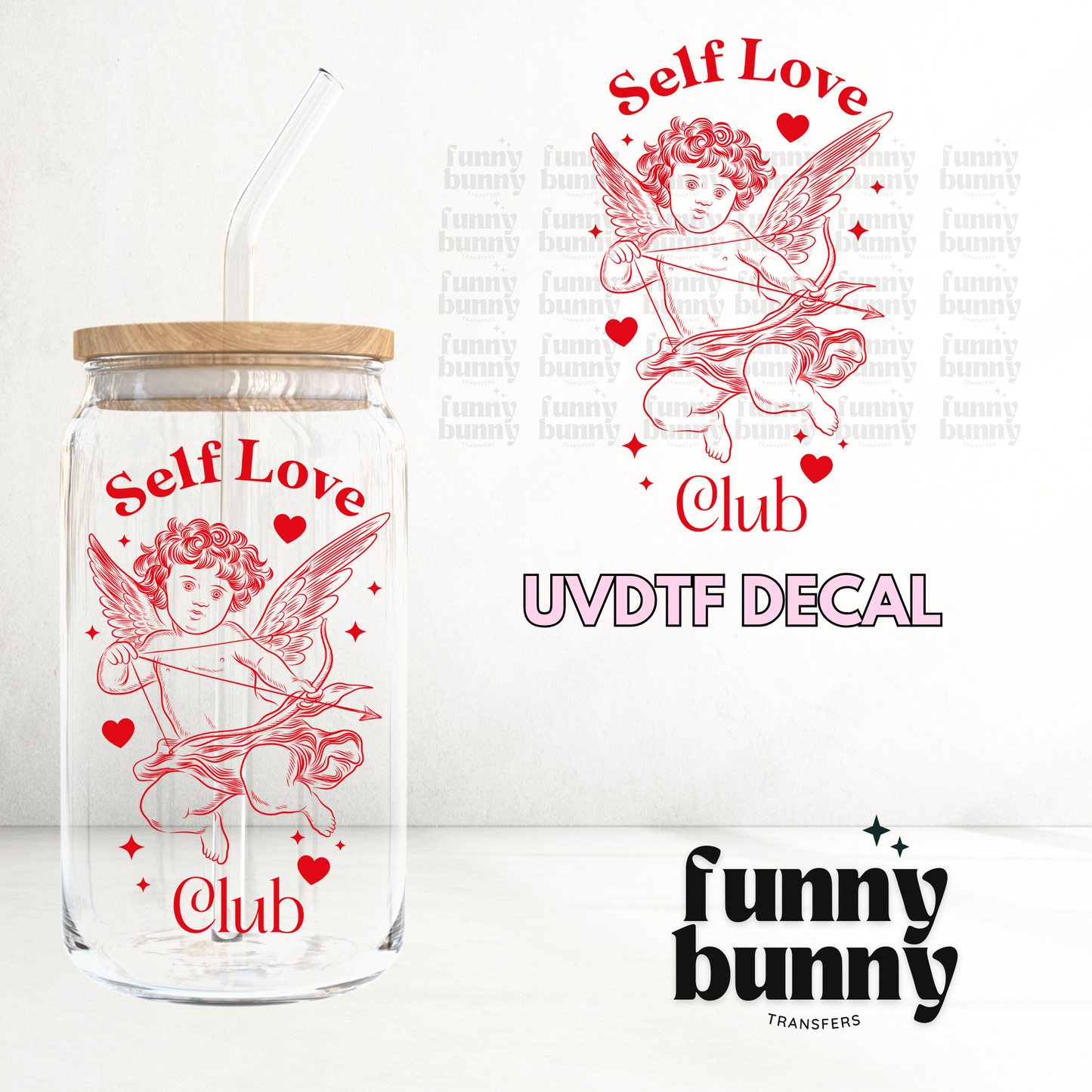 Self Love Cupid - UVDTF Decal