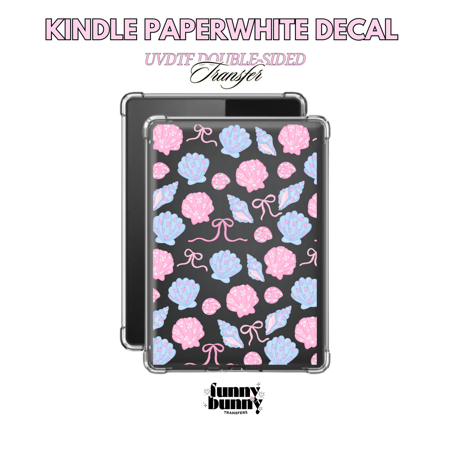 Shells & Bows - Kindle Decal