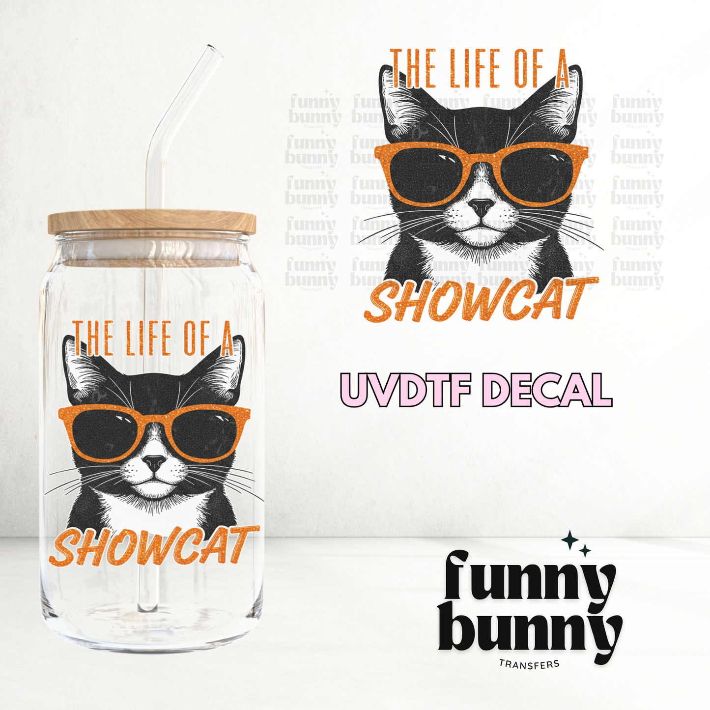 Showcat - UVDTF Decal