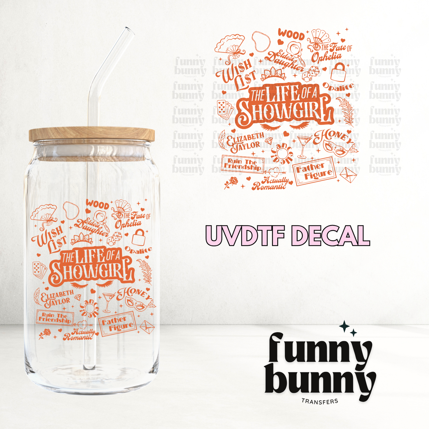 Showgirl Album - UVDTF Decal